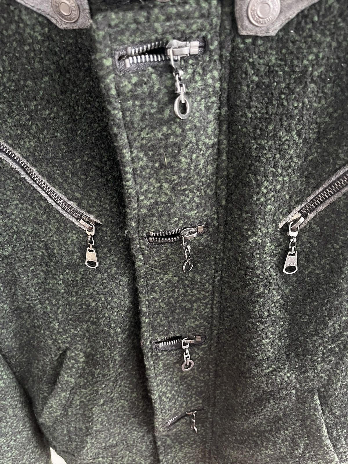 If Six Was Nine JAPANESE ARCHIVE INTHEATTIC NAPOLEON WOLL MULTI ZIPP JACKET Size US M / EU 48-50 / 2 - 9 Thumbnail