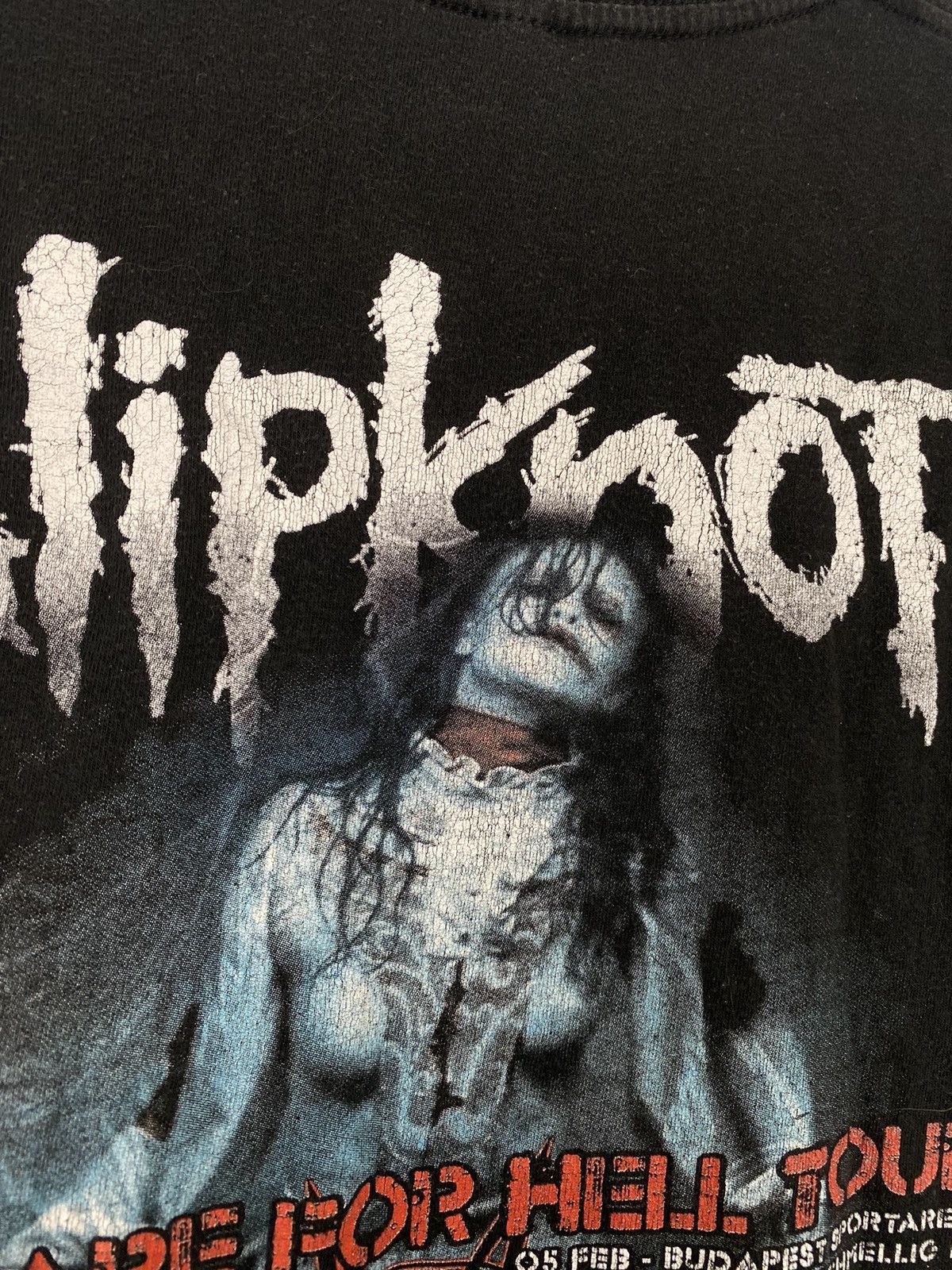 Band Tees × Slipknot Slipknot Prepare For Hell Tour Tee Vintage y2k 2014 - 2015 Size US S / EU 44-46 / 1 - 8 Thumbnail