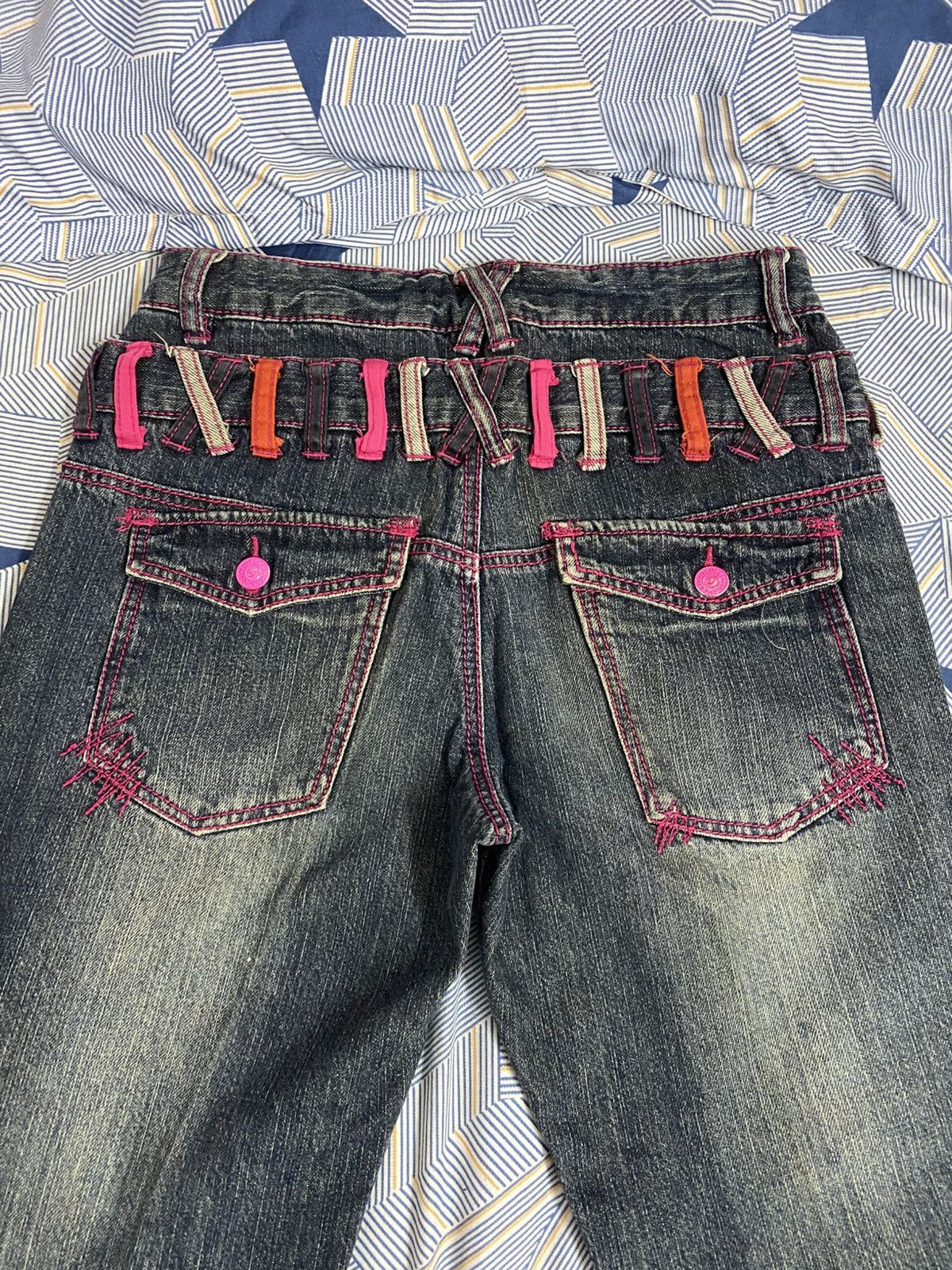 Fiorucci Fiorucci Japan Y2K Graphic Jeans Size 30" / US 8 / IT 44 - 4 Thumbnail