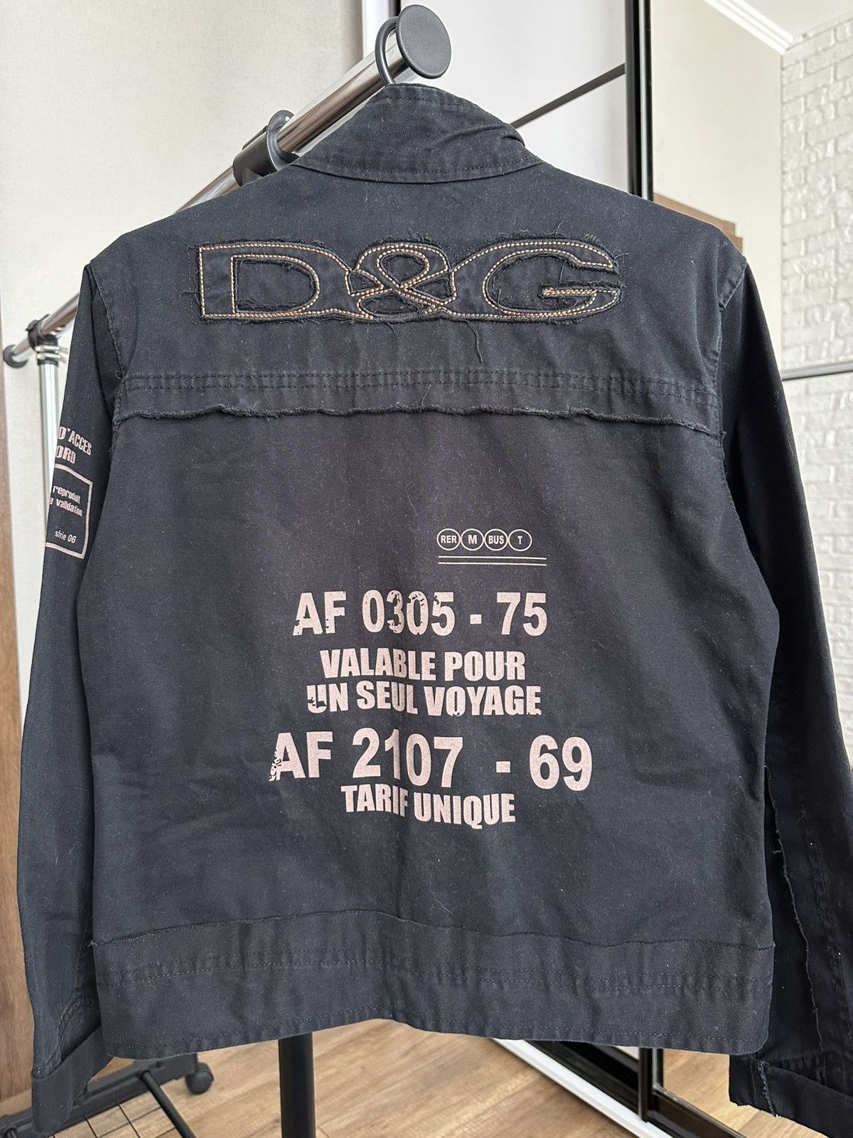 Dolce & Gabbana Dolce & Gabbana D&G Tour Vintage Denim Jacket 90s Size L / US 10 / IT 46 - 4 Thumbnail