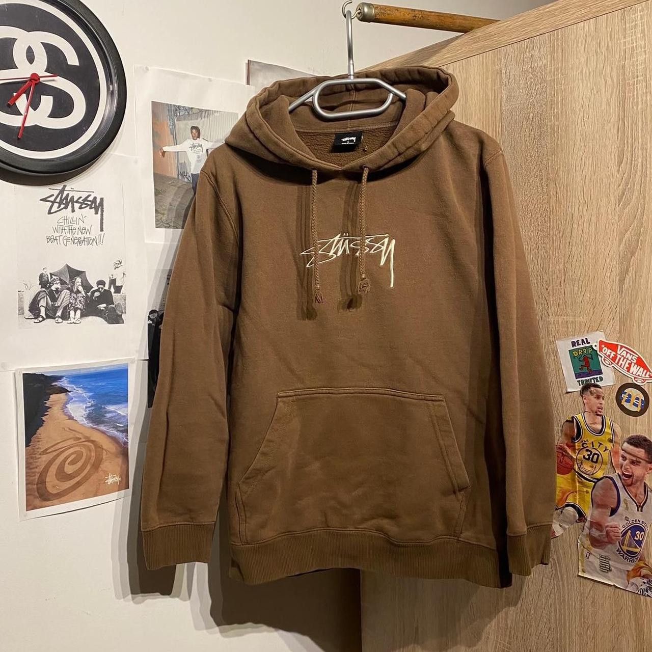 Stussy Stussy Basic Embroidered Logo Hoodie 🟫 Size US S / EU 44-46 / 1 - 1 Thumbnail
