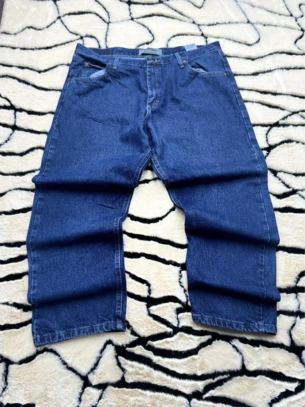 Other Men’s vintage wrangler baggy fit jeans Y2K style size 38x28 Size US 38 / EU 54 - 1 Thumbnail