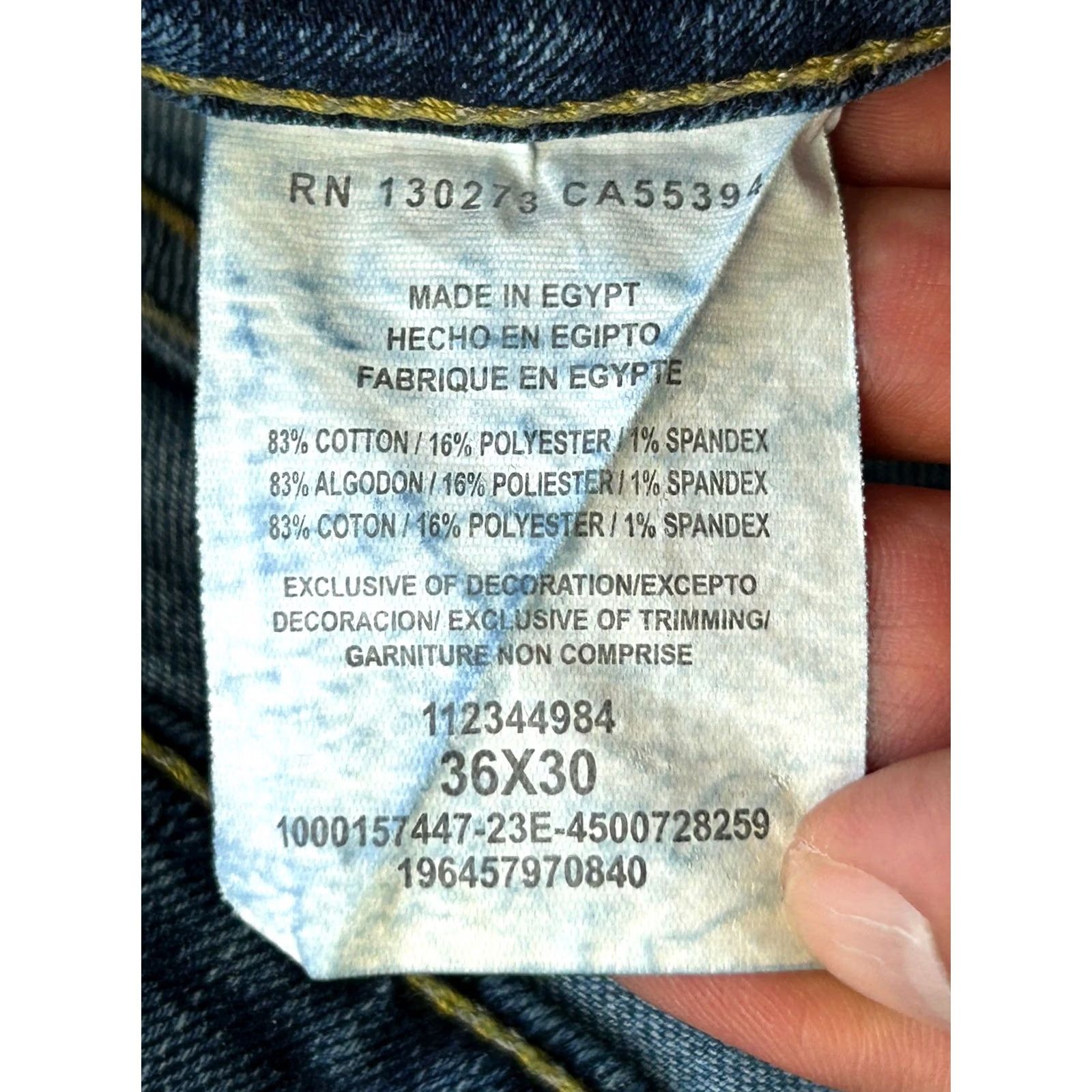 Wrangler Wrangler Relaxed Boot Jeans 36 x 30 Denim Cotton Blue 5-Pocket Wrangler Mens Bootcut Cowboy Western Signature Logo Raised Size US 36 / EU 52 - 4 Thumbnail