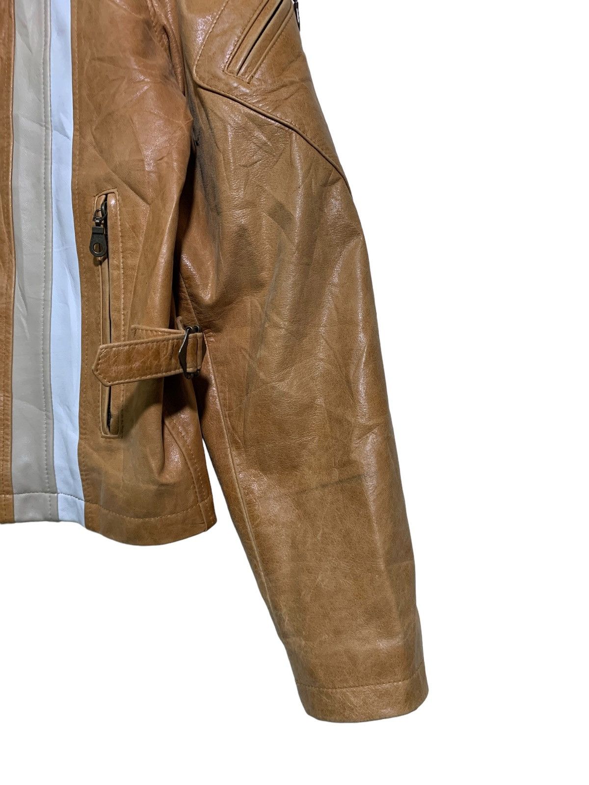 Genuine Leather 🔥RICHWOOD LEATHER JACKETS CAFERACER Size US M / EU 48-50 / 2 - 4 Thumbnail