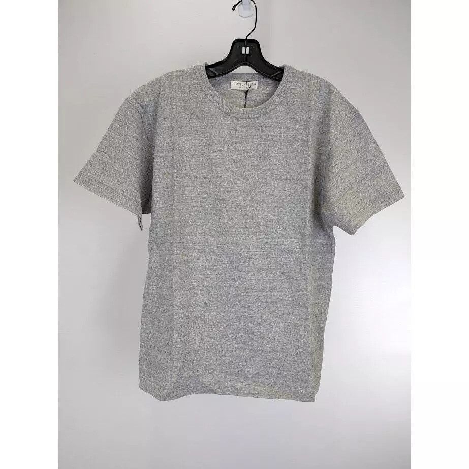 Bottega Veneta o1rshd1 Sunrise Light Cotton T-Shirt in Gray Size US L / EU 52-54 / 3 - 2 Thumbnail