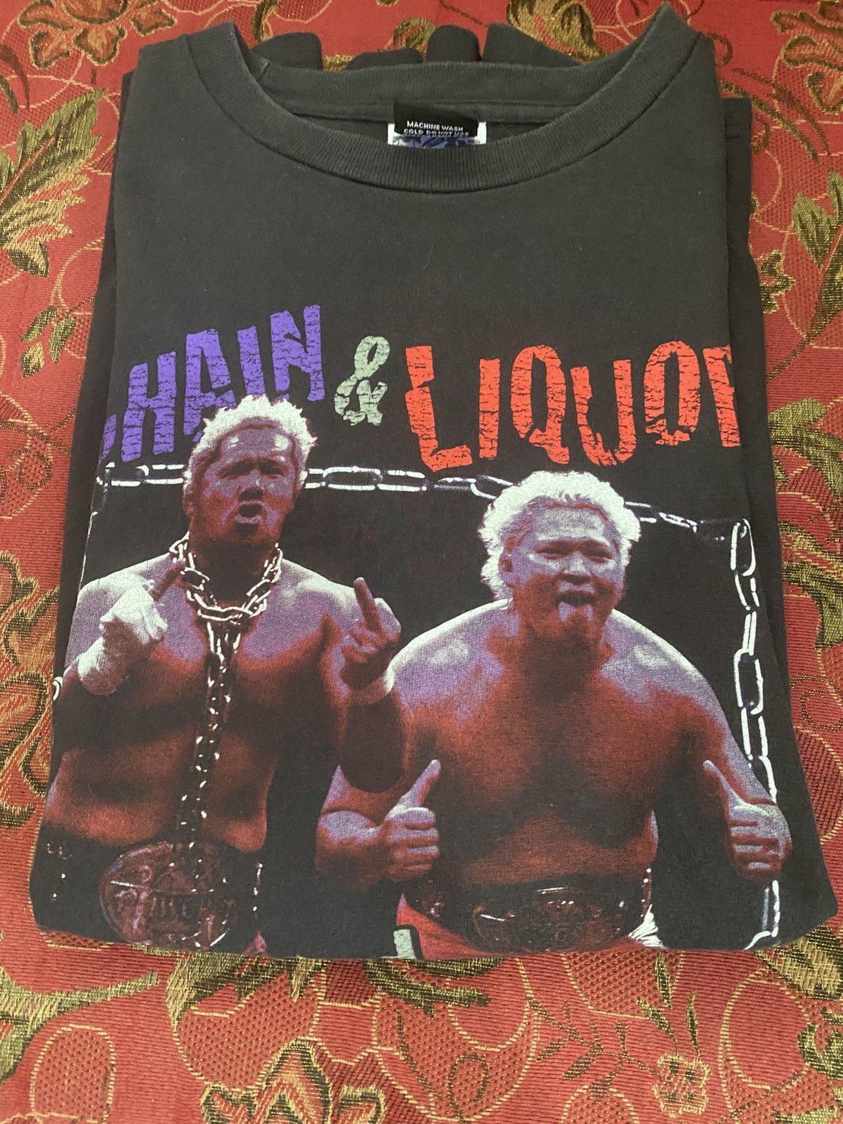Vintage NJPW “Chain & Liquor and Violence” Tag Team – MVP TEAM Size US L / EU 52-54 / 3 - 9 Thumbnail