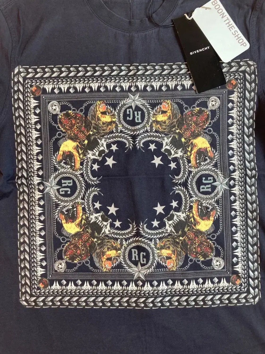 Givenchy Givenchy Rottweiler Bandana T-Shirt Size US L / EU 52-54 / 3 - 4 Thumbnail