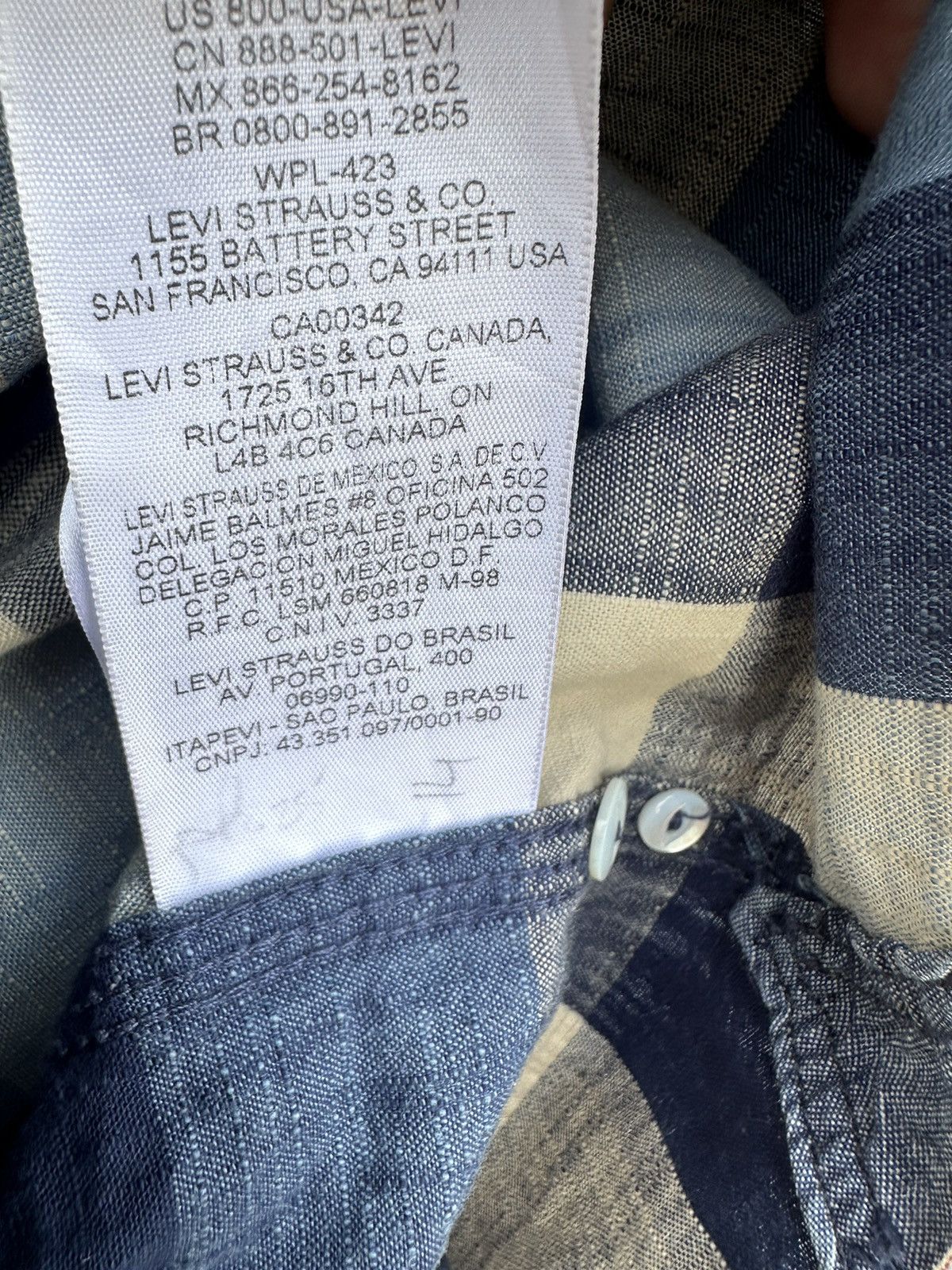 Levi's × Levi's Vintage Clothing × Vintage Gorgeous Levi’s vintage flannel patchwork Shirt Size US M / EU 48-50 / 2 - 11 Thumbnail
