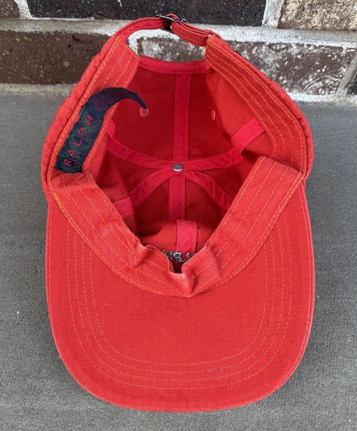 Polo Ralph Lauren Vintage Polo Ralph Lauren "Ralph" Red / Green Hat Size ONE SIZE - 2 Thumbnail