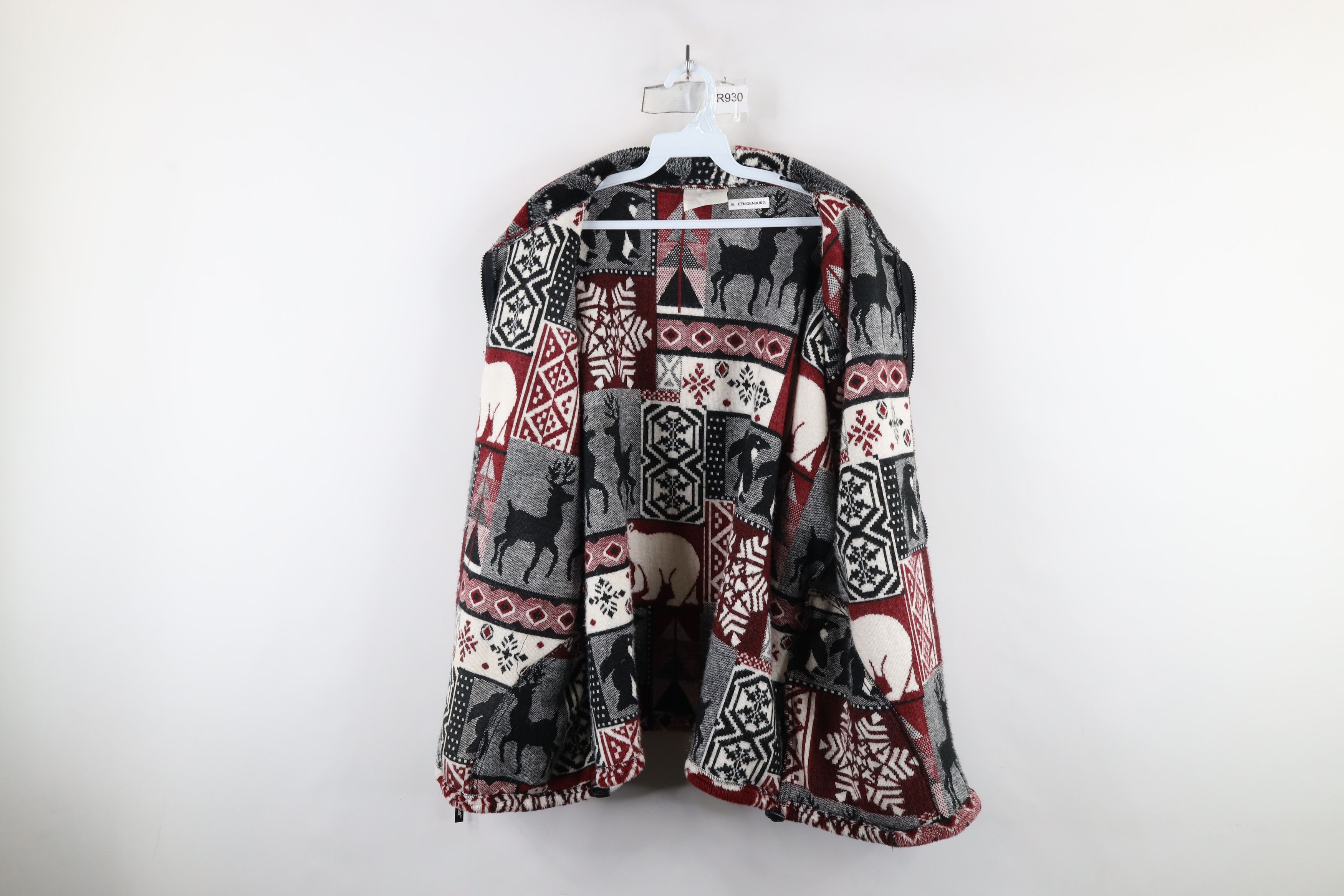 Vintage Vintage 90s Streetwear Penguins Over Print Fleece Jacket USA Size US XL / EU 56 / 4 - 13 Thumbnail