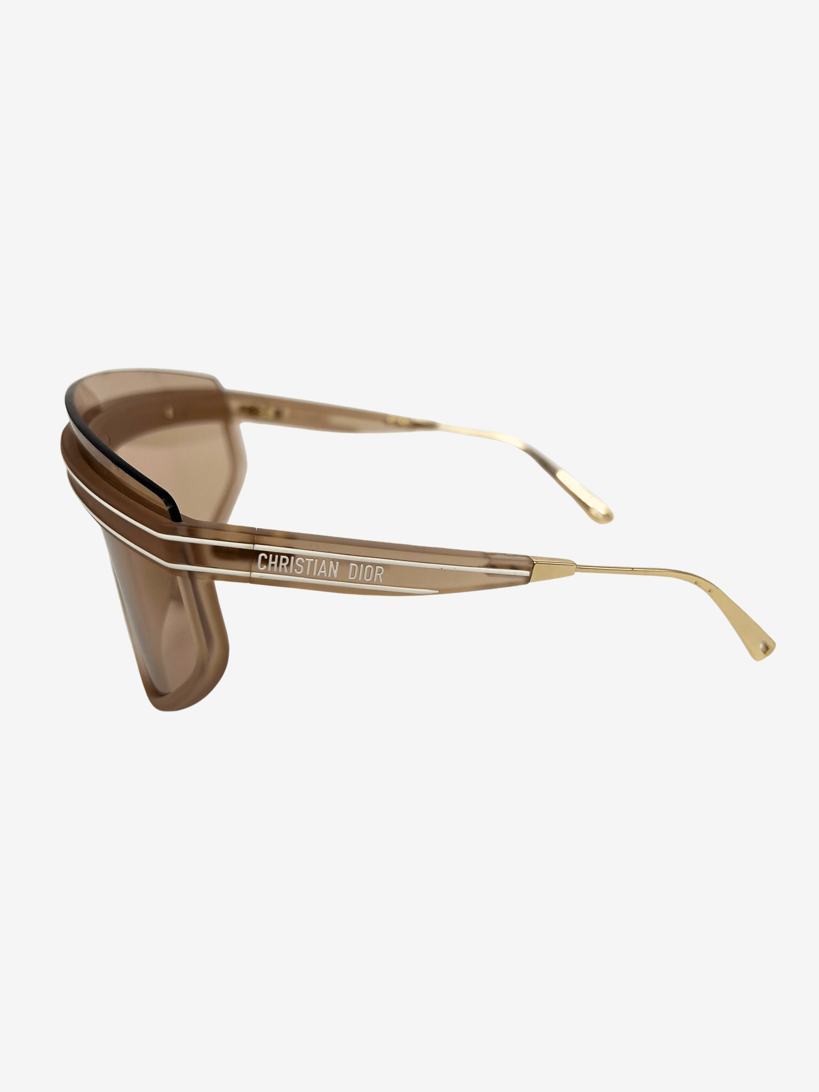 Dior $768 Christian Dior Rose Visor Sunglasses Size ONE SIZE - 3 Thumbnail