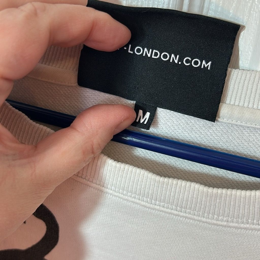 Boy London White BOY London Sweatshirt size M drip logo graffiti Size US M / EU 48-50 / 2 - 4 Thumbnail