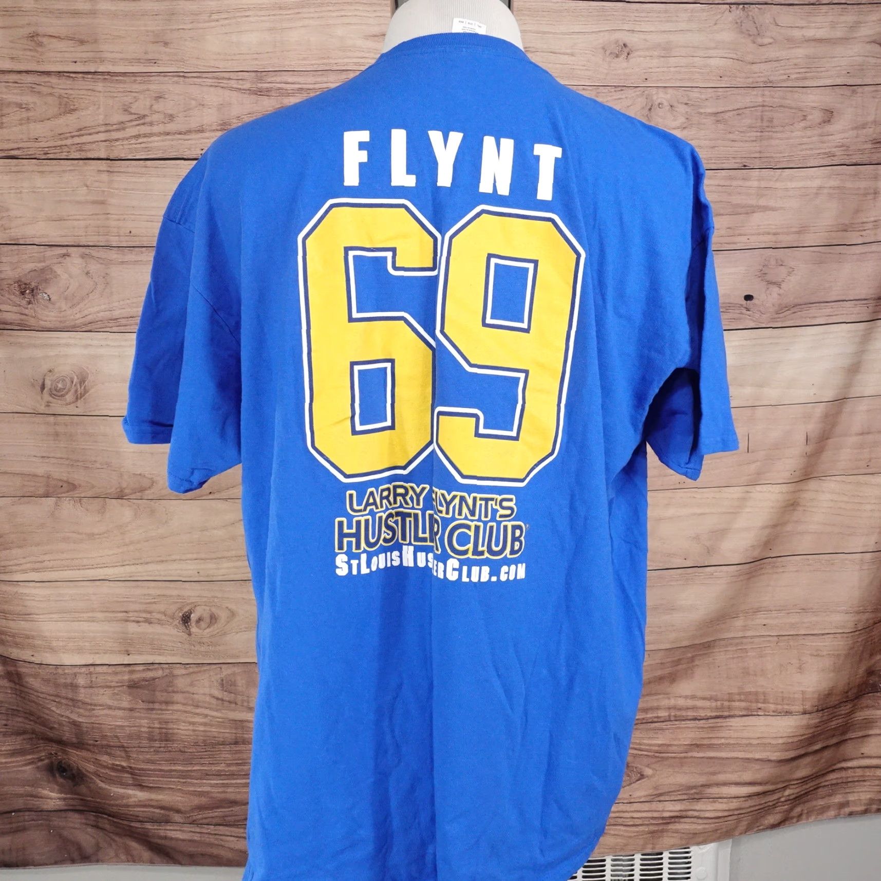 Gildan Vintage Larry Flynt's Hustler Club St Louis Blues Hockey World Champions T-Shirt 2XL Mens Size US XXL / EU 58 / 5 - 3 Thumbnail
