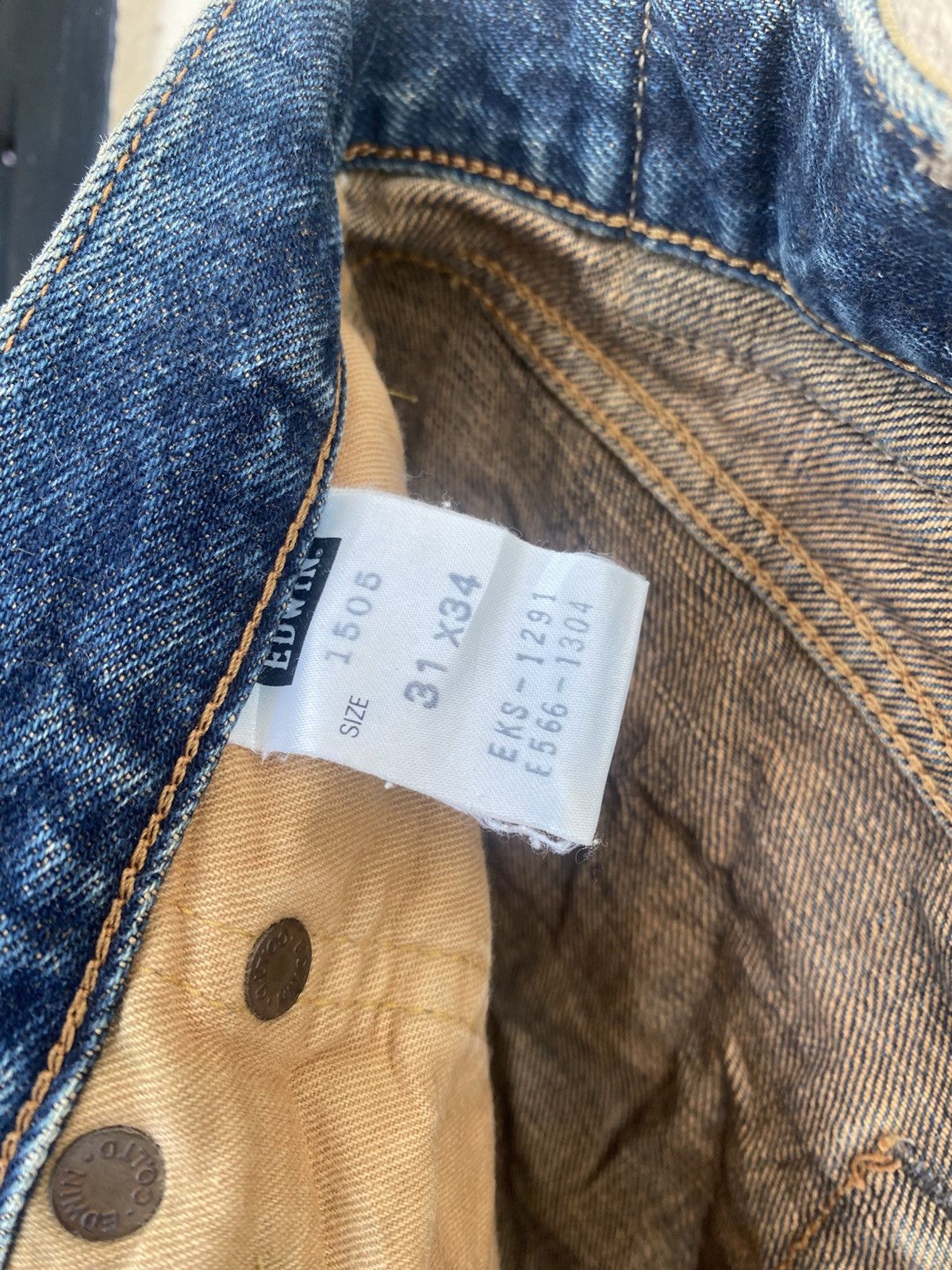Edwin Edwin 505 Selvedge Distressed Denim Size US 31 - 9 Thumbnail