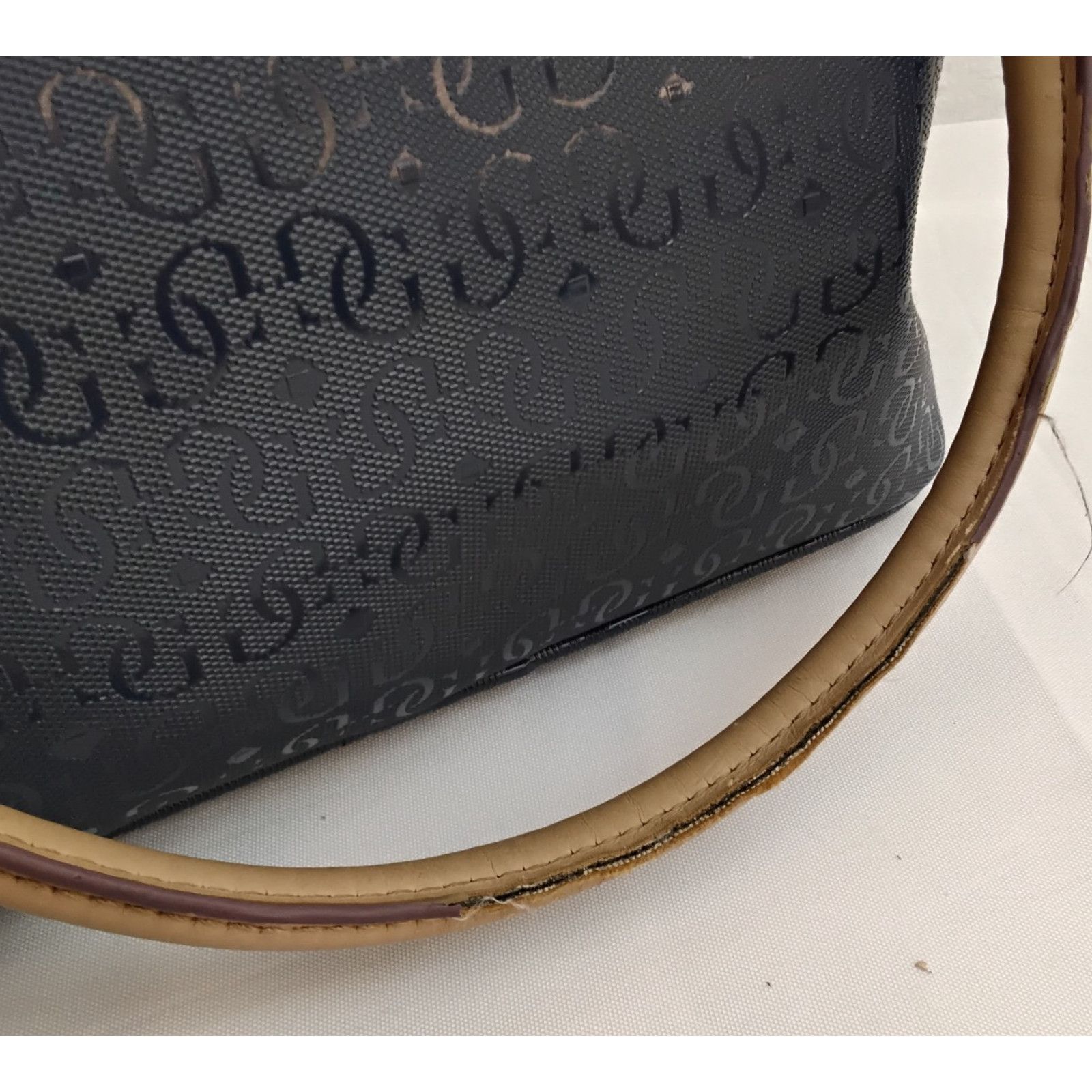 Guess Guess 1981 Los Angeles Tote Handbag Blue Embossed Size ONE SIZE - 9 Thumbnail
