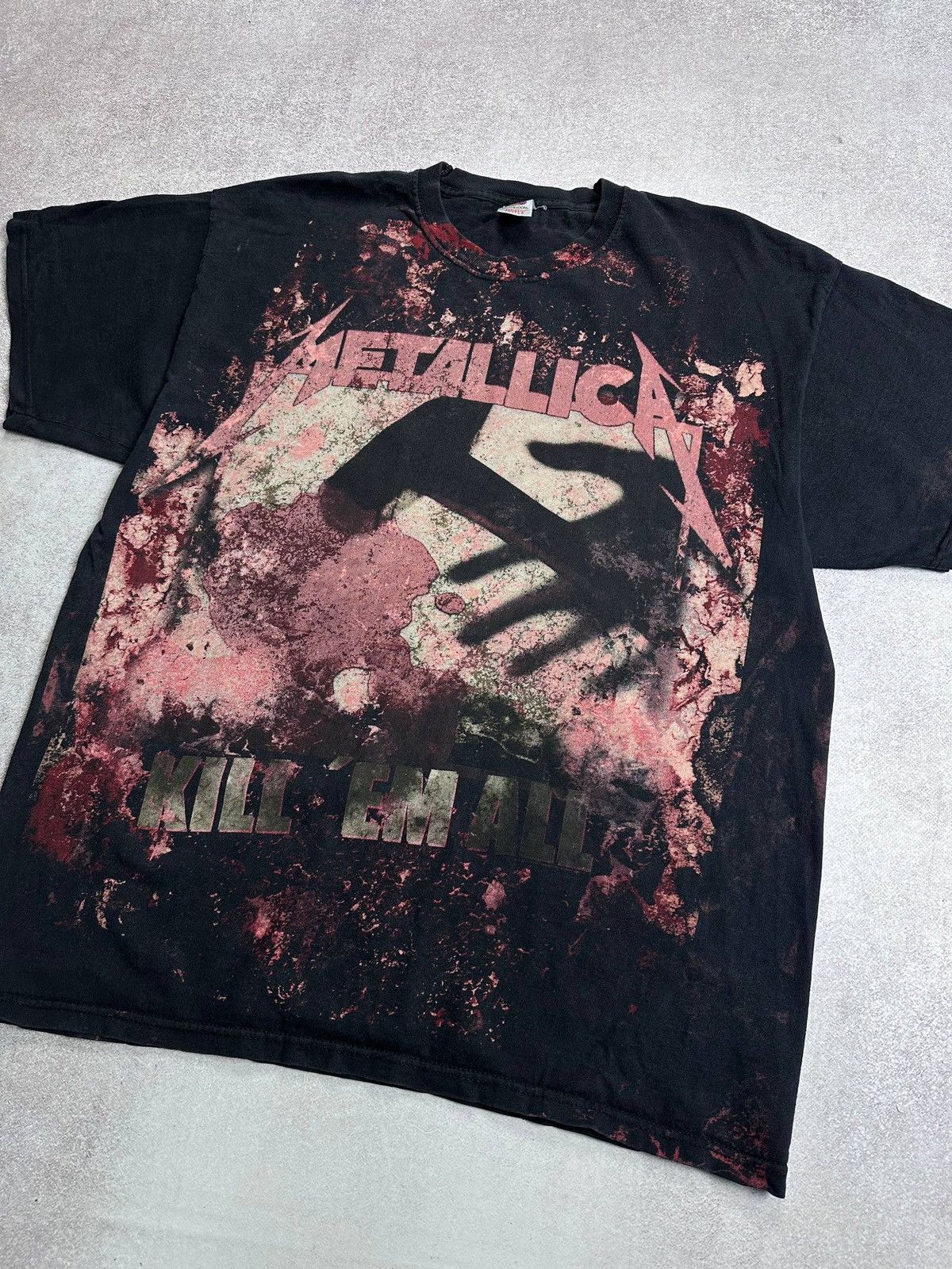 Band Tees Vintage All over Metallical Kill Em T-shirt L Size US L / EU 52-54 / 3 - 2 Thumbnail
