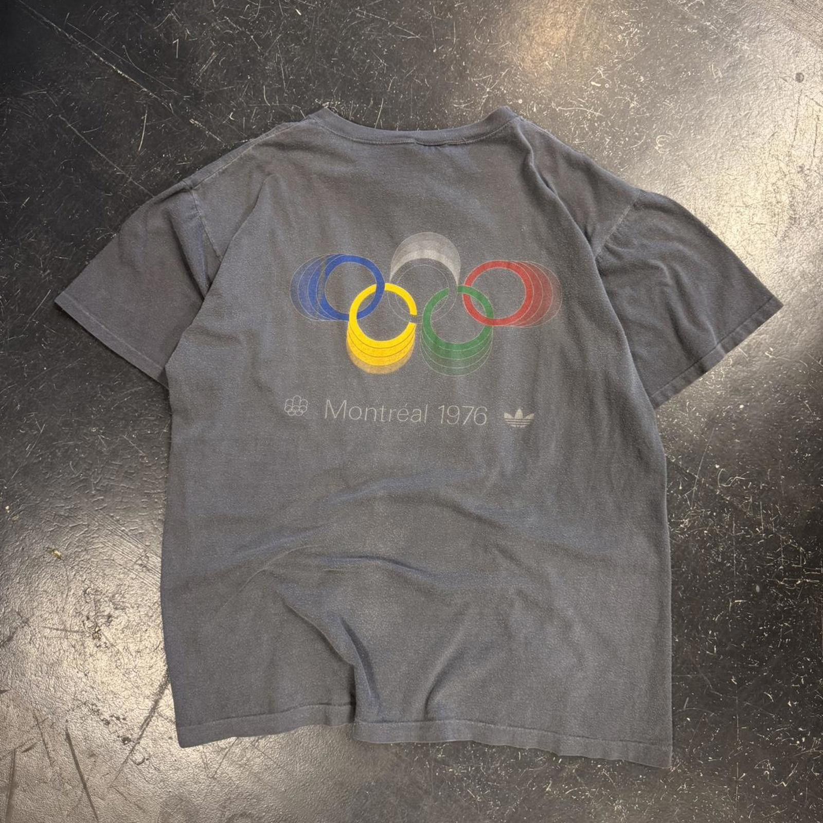 Adidas Vintage 1976 True Vintage Montreal Olympics Adidas Tee Size US XL / EU 56 / 4 - 2 Thumbnail