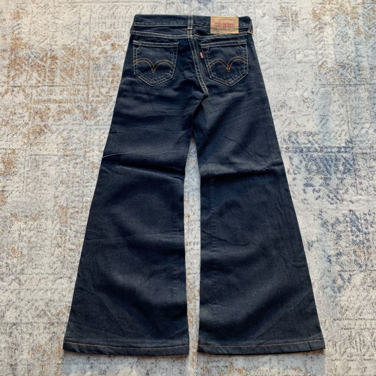 Levi's Vintage Clothing 90s Rare Vintage Levi's 929 Wide Leg Flared Pants Size 28" / US 6 / IT 42 - 1 Thumbnail
