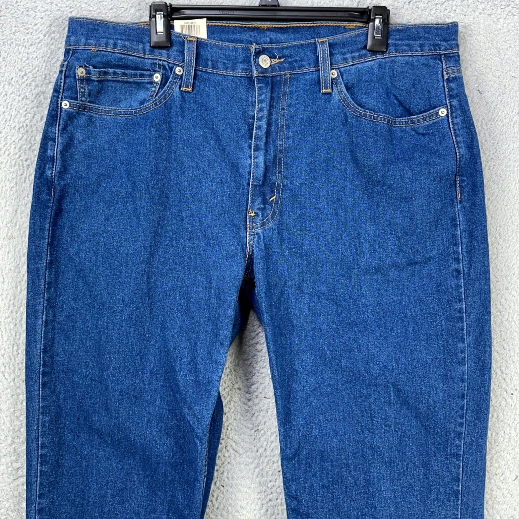 Levi's Levi's 514 Jeans Men Straight Fit 38X30 Denim 5 Pockets Stretch Red Tab Blue/Black NEW Size US 38 / EU 54 - 3 Thumbnail