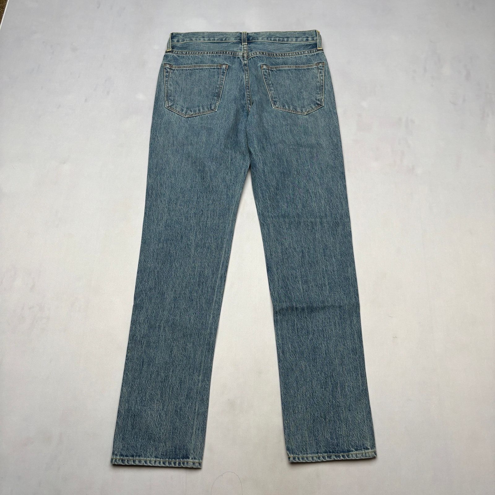 Sid Mashburn $185 Sid Mashburn Light Wash Denim 30x32 Slim Straight Jeans Size US 30 / EU 46 - 3 Thumbnail