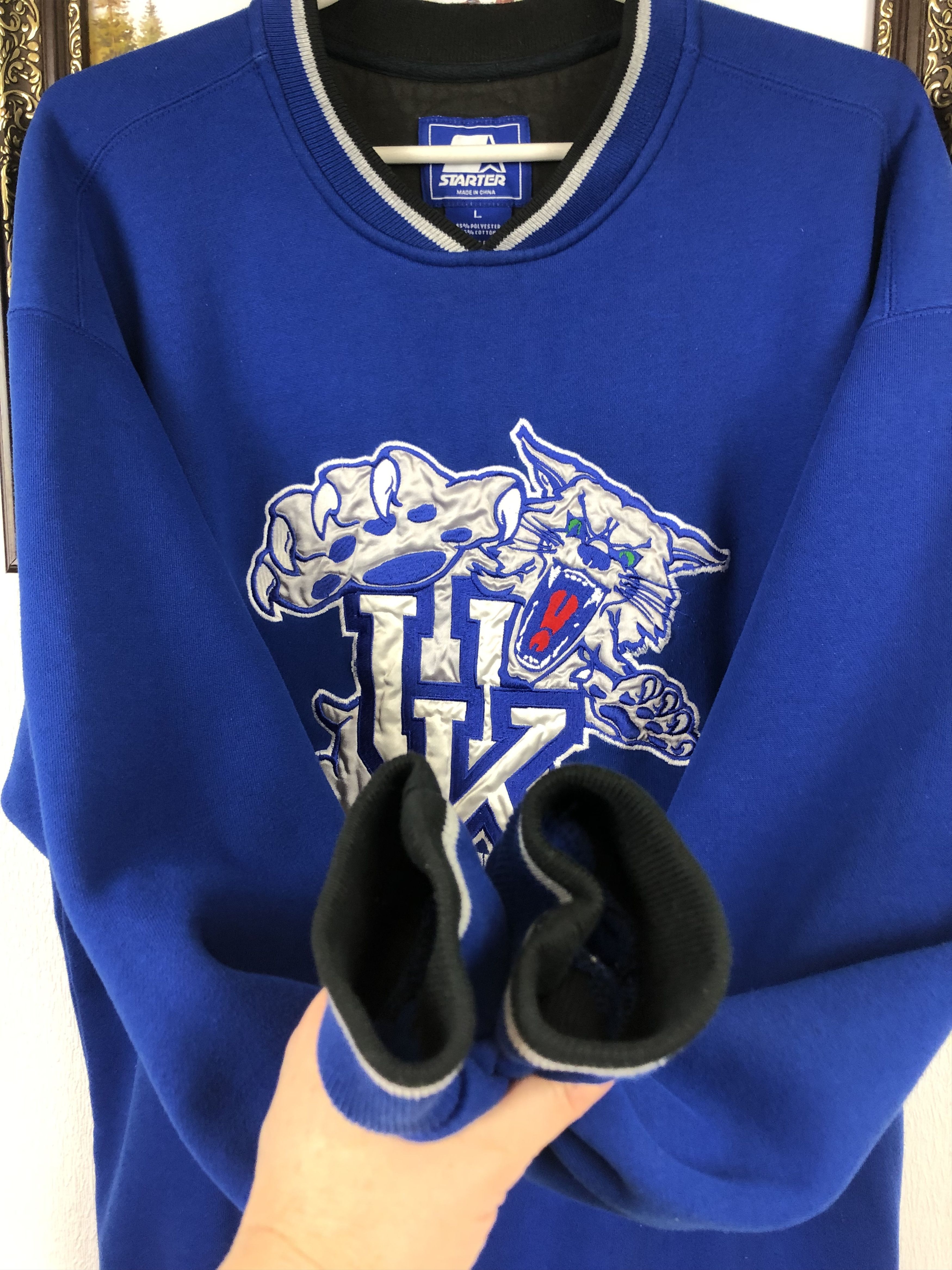 Starter Vintage UK Kentucky Wildcats Basketball Starter Sweatshirt Size US L / EU 52-54 / 3 - 9 Thumbnail