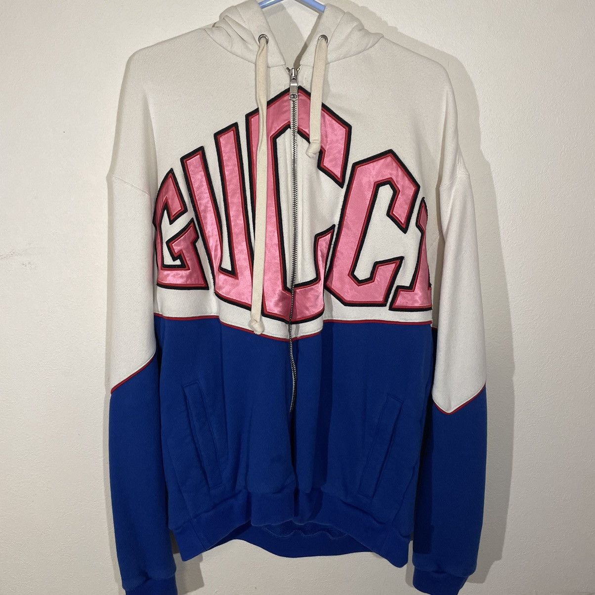 Gucci GUCCI Diamond Zip Hoodie | Grailed