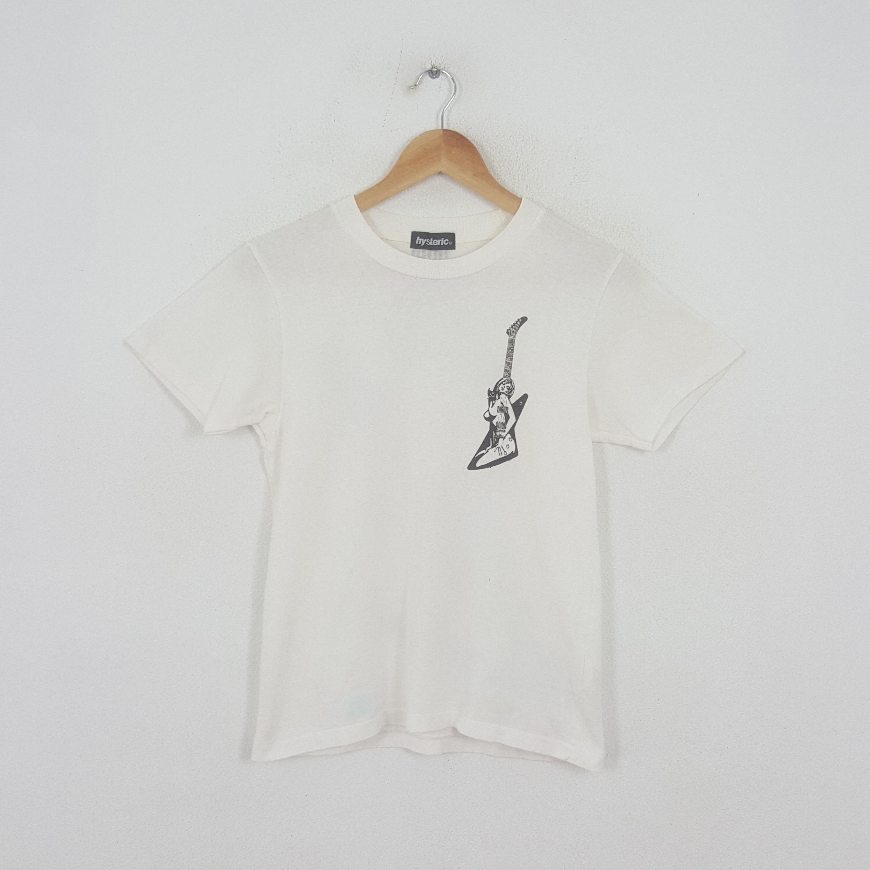 Hysteric Glamour × Japanese Brand × Vintage Vintage Hysteric Glamour Japanese Brand Guitar Girl Tshirt Size S / US 4 / IT 40 - 3 Thumbnail
