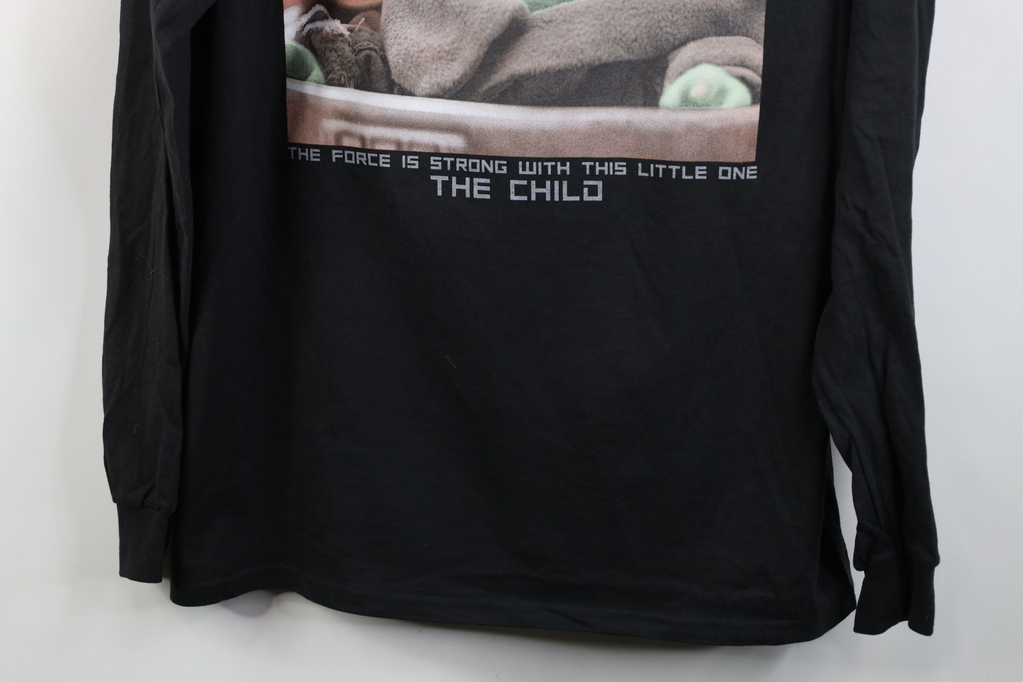 Star Wars Y2K Star Wars Mandalorian Baby Yoda Long Sleeve T-Shirt Size US M / EU 48-50 / 2 - 3 Thumbnail