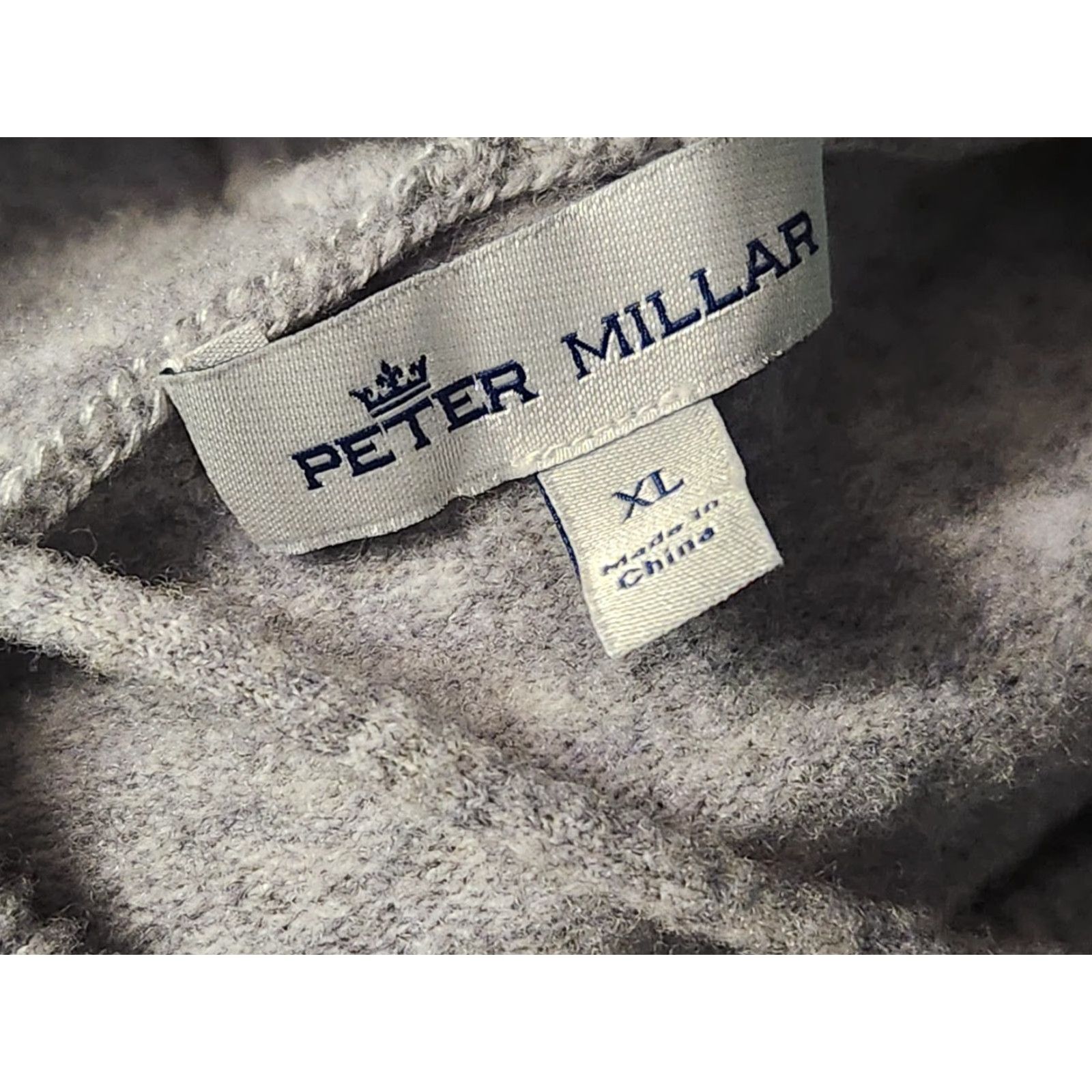Peter Millar Peter Millar XL Sweater Pullover Hoodie Men Gray Wool Jersey Classic American Golf Size US XL / EU 56 / 4 - 3 Thumbnail