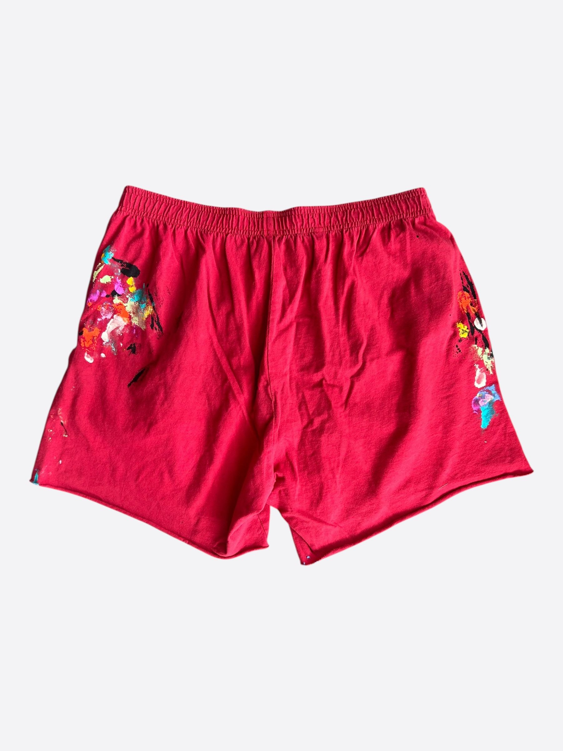 Gallery Dept. Gallery Dept Red Paint Splatter Logo Insomnia Shorts Size US 32 / EU 48 - 2 Thumbnail