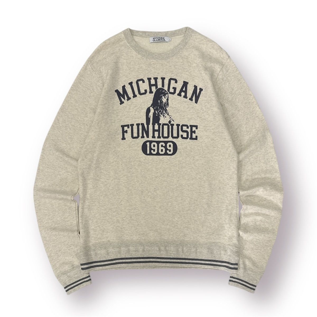⚡️ HYSTERIC GLAMOUR MICHIGAN FUN HOUSE 1969 SWEATSHIRT - L