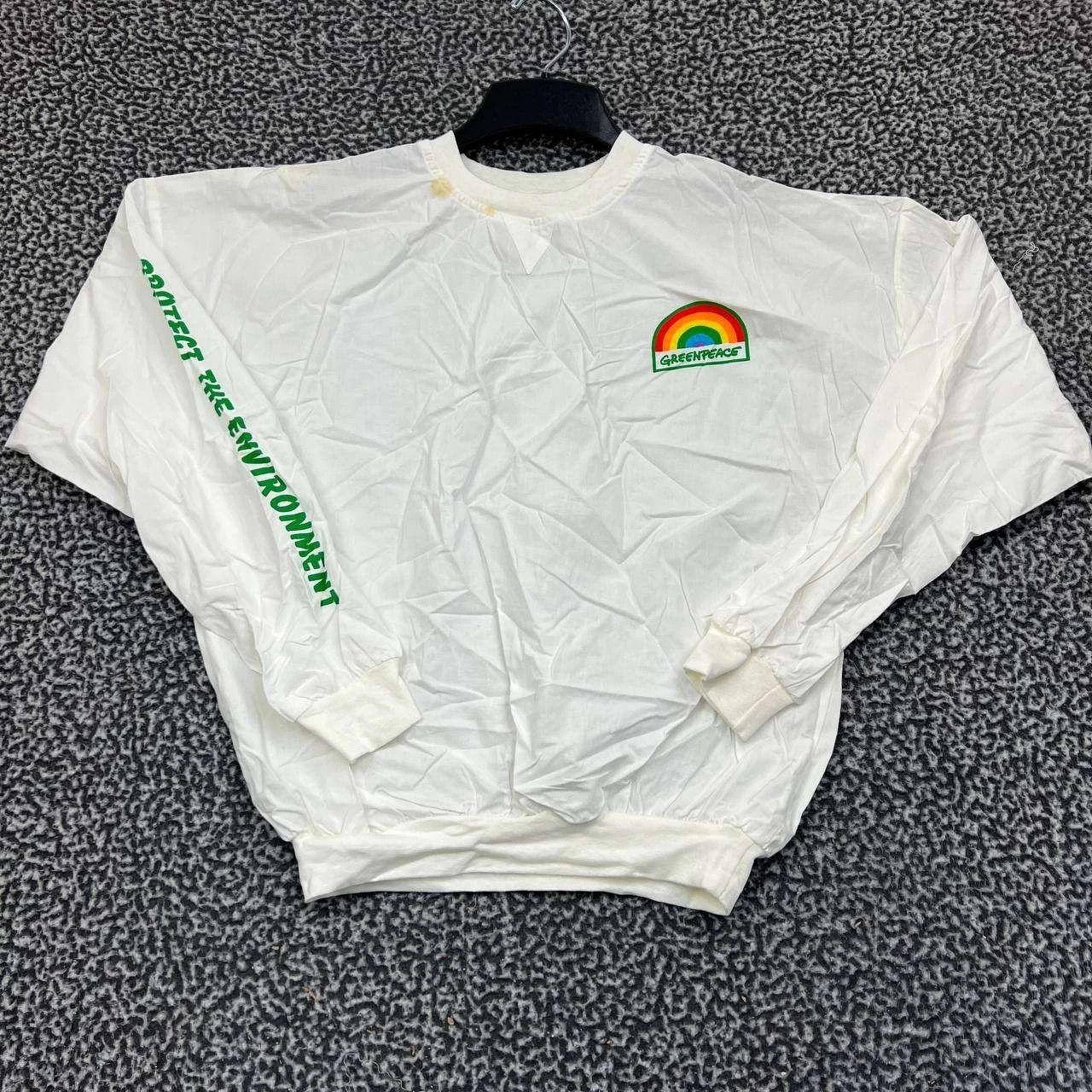 Other Vintage Greenpeace Rainbow Shirt Men S-M Todd Long Sleeve Size US M / EU 48-50 / 2 - 1 Thumbnail