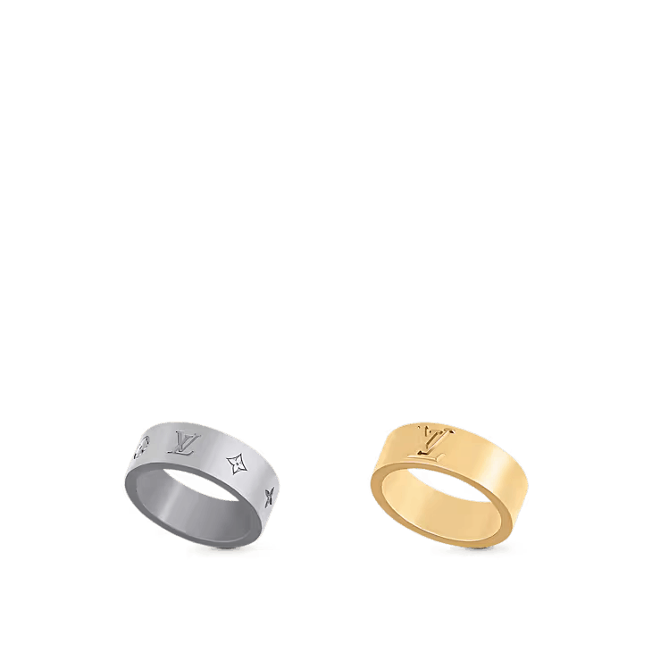 Louis Vuitton LV Instinct Set of 2 Rings - L Size ONE SIZE - 3 Thumbnail