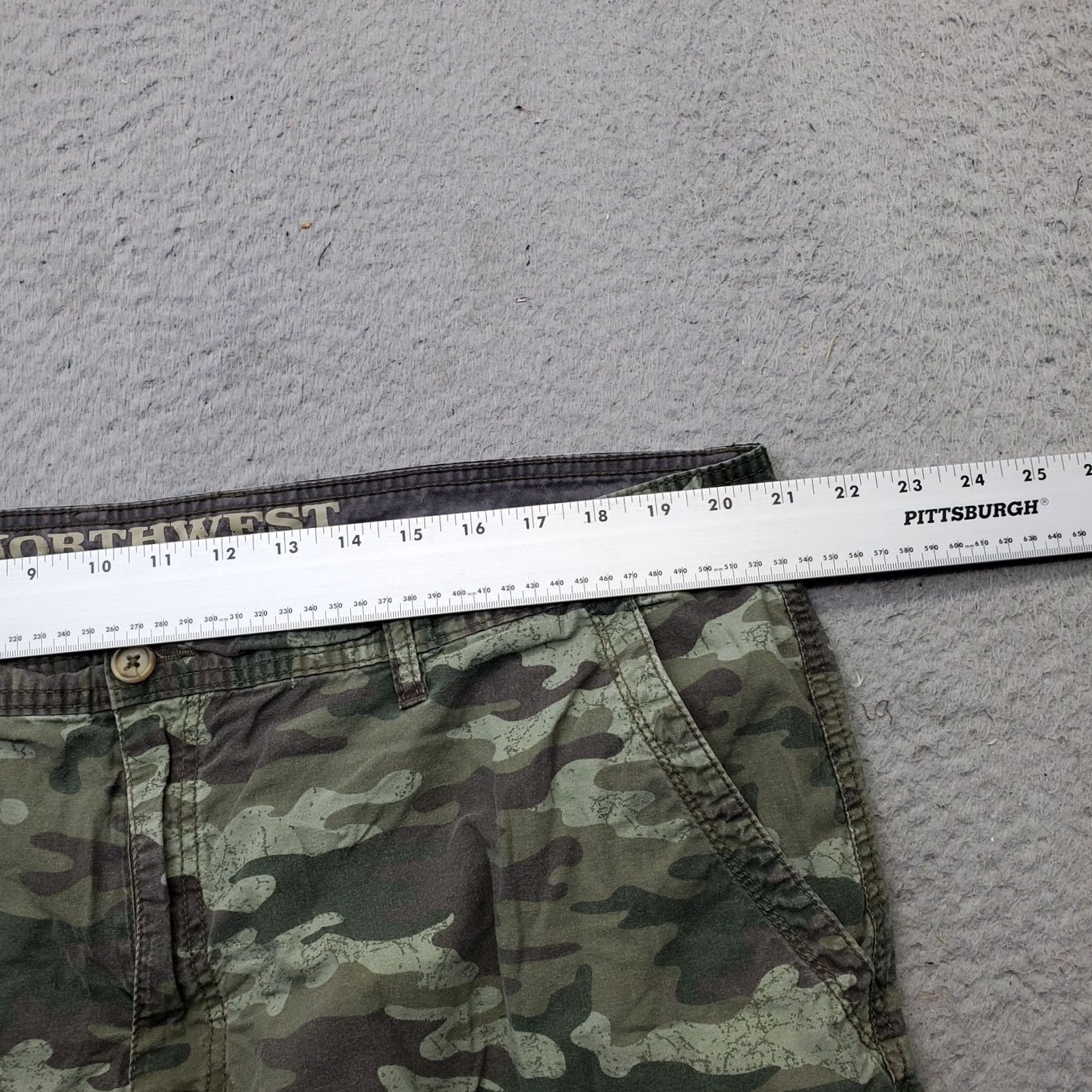 Vintage Northwest Territory Cargo Shorts Mens 42 Multi Camouflage Cotton Utility Pocket Shirt Size US 42 / EU 58 - 5 Thumbnail