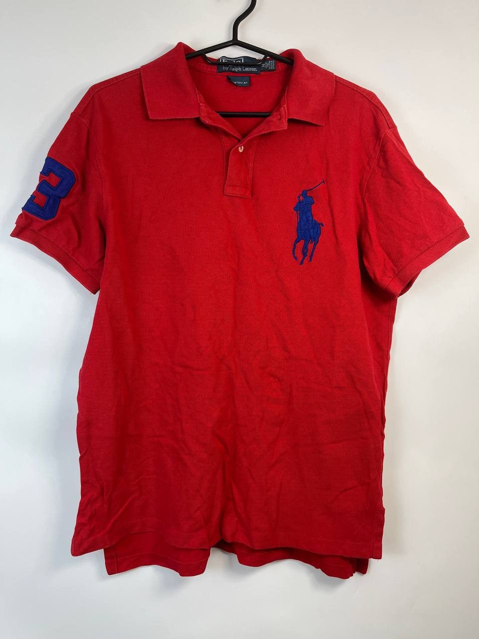 Polo Ralph Lauren POLO RALPH LAUREN RED CUSTOM FIT BIG PONY POLO SHIRT SIZE M Size US M / EU 48-50 / 2 - 1 Thumbnail