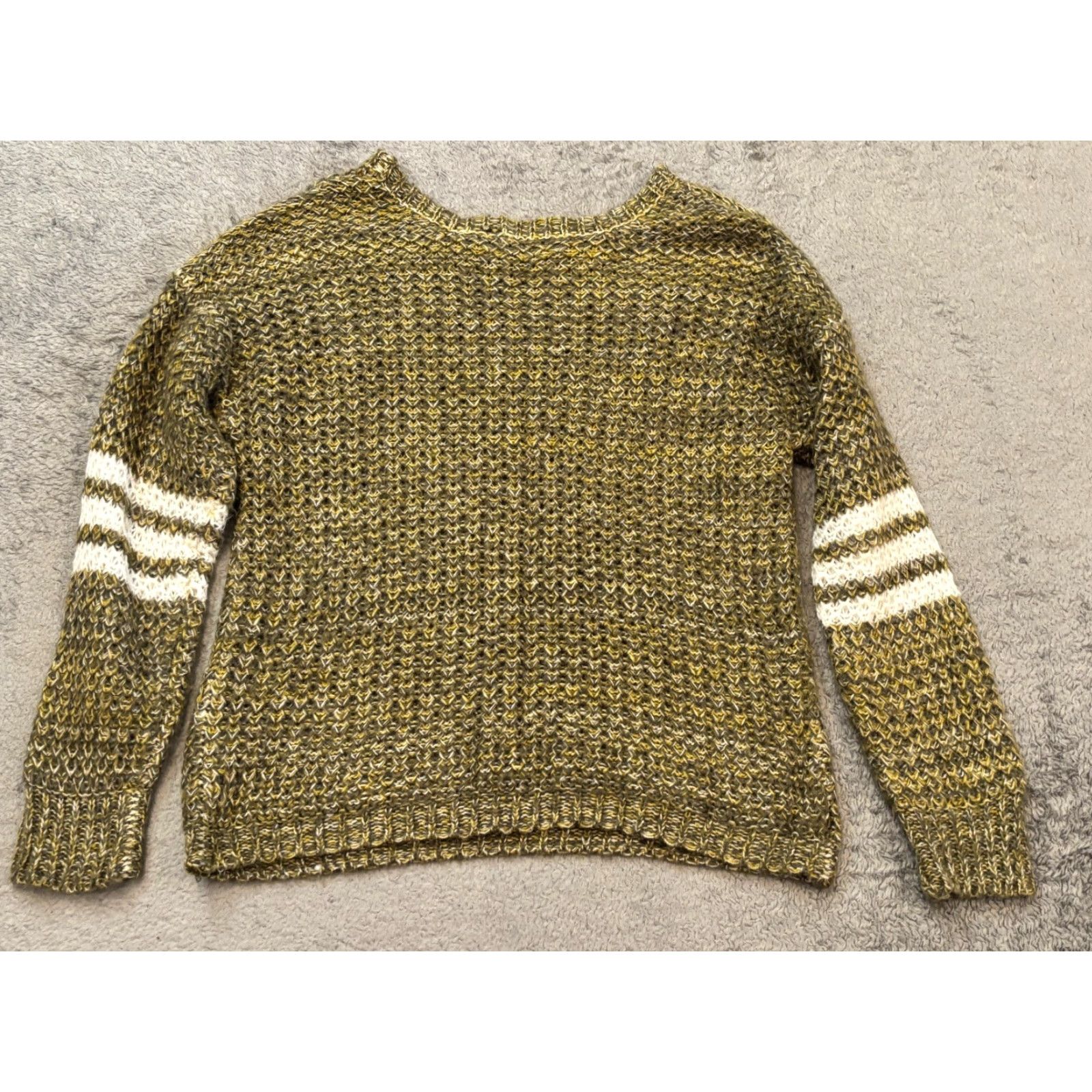 Jessica Simpson Jessica Simpson Sweater Womens Small Green Knit Long Sleeve Pullover Cozy Size S / US 4 / IT 40 - 5 Thumbnail