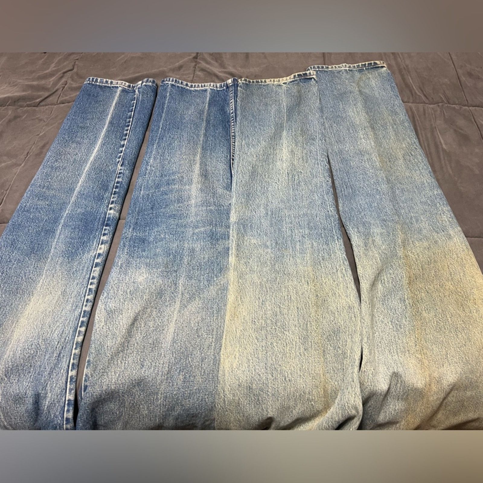 Wrangler Vintage Wrangler Jeans Mens 35x38 LOT Blue USA MEXICO 90s Size US 35 - 7 Thumbnail