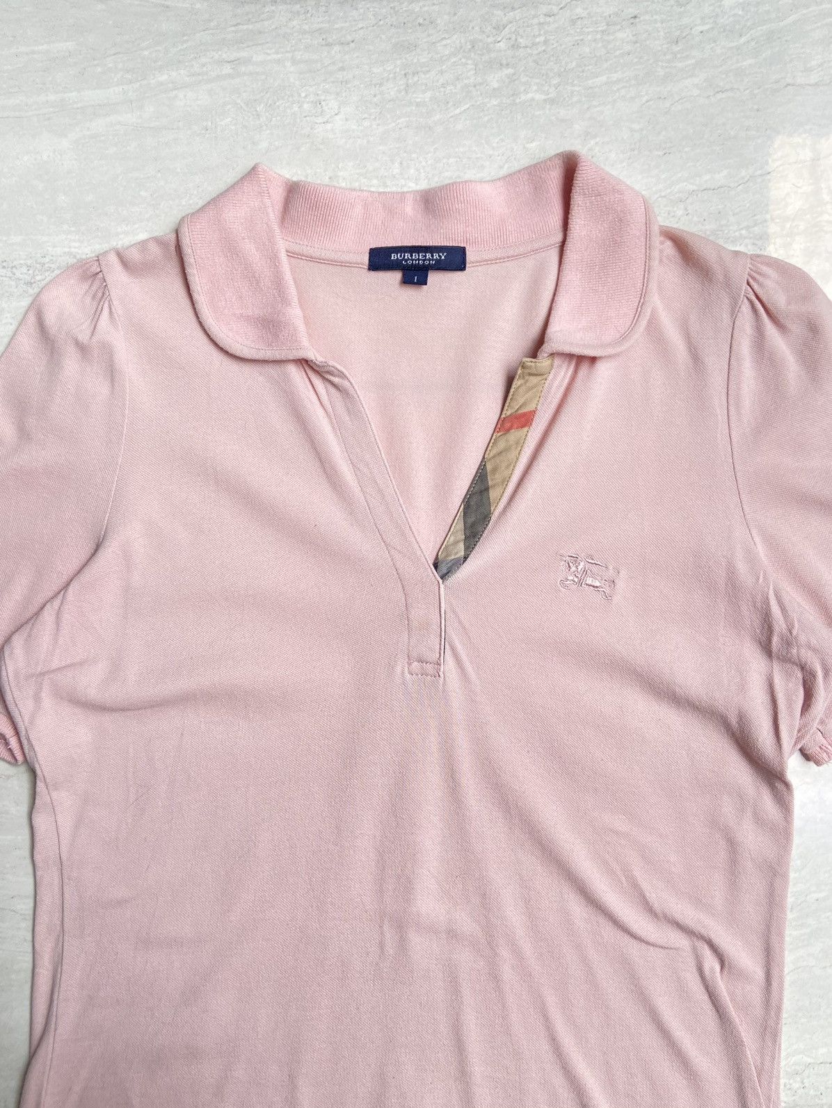 Burberry BURBERRY Pink T-shirt Size US XS / EU 42 / 0 - 3 Thumbnail