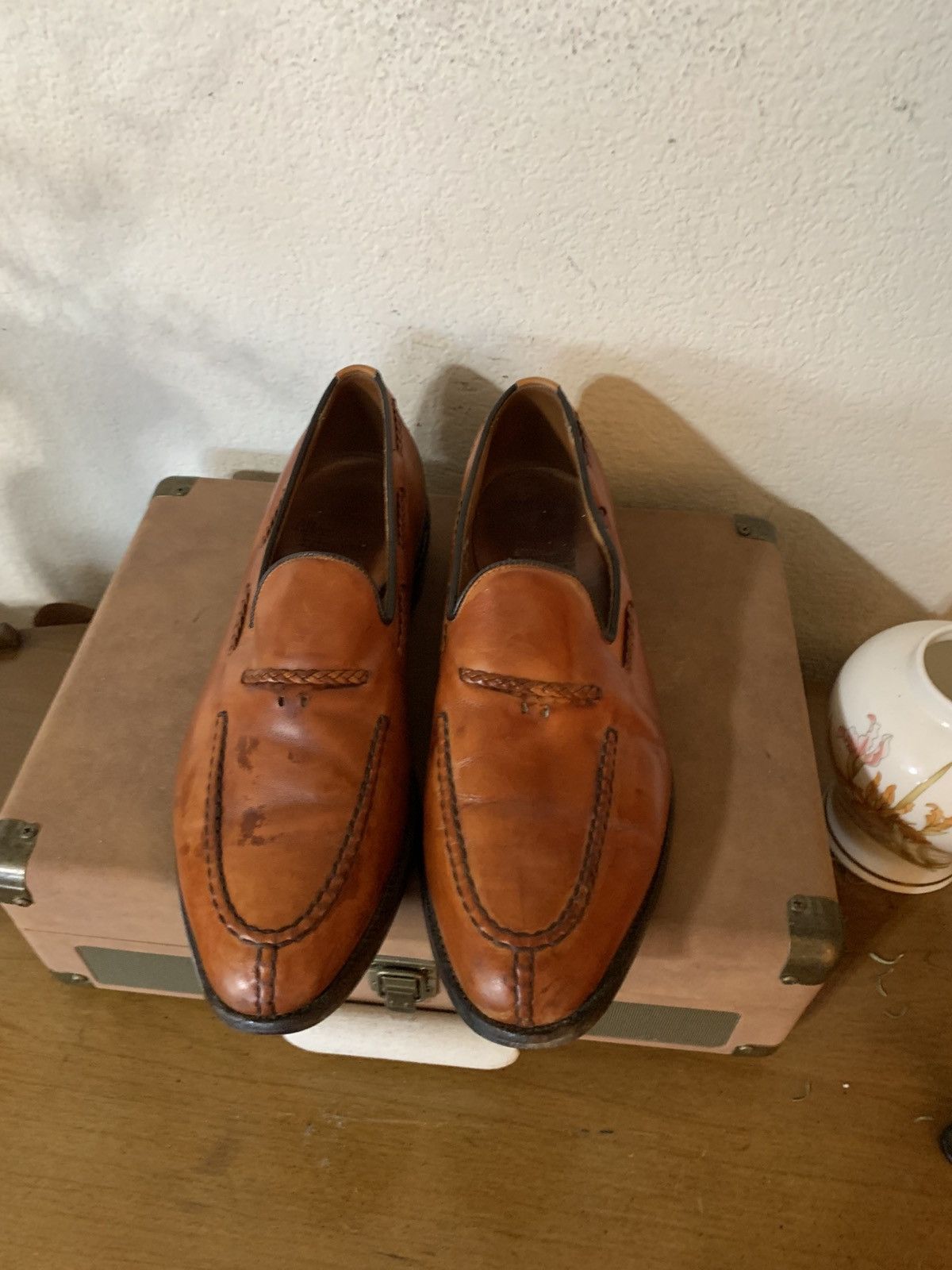 Allen Edmonds Pembroke dress slip ons Size US 9.5 / EU 42-43 - 2 Thumbnail