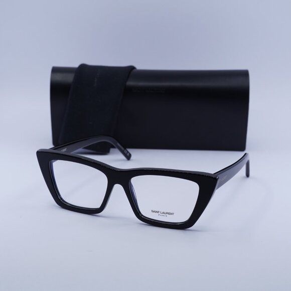 Saint Laurent Paris 🕶️ New Saint Laurent SL276 MICA OPT 003 Eyeglasses - Black Size ONE SIZE - 1 Thumbnail