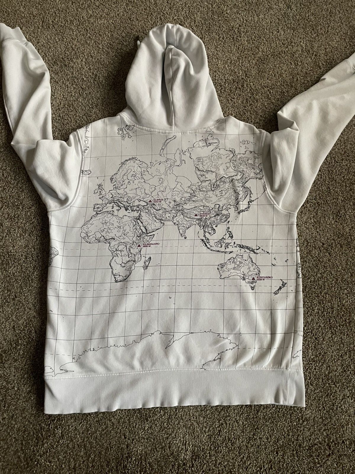 The North Face North Face Map Hoodie White L Size US L / EU 52-54 / 3 - 3 Thumbnail