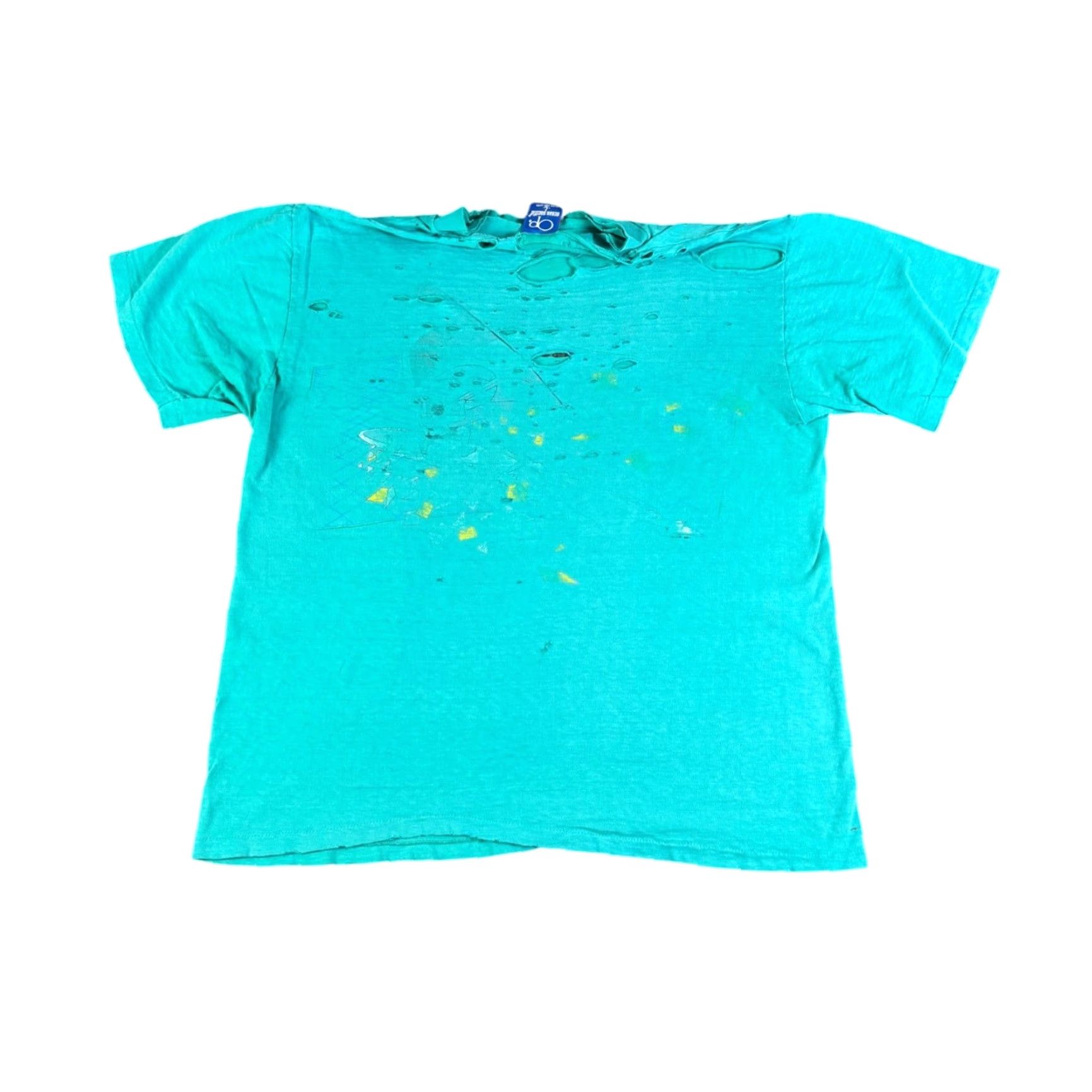 Ocean Pacific VINTAGE Ocean Pacific Graphic T Shirt Teal Turquoise Geo Print Men Size Lg 90s Size US L / EU 52-54 / 3 - 2 Thumbnail
