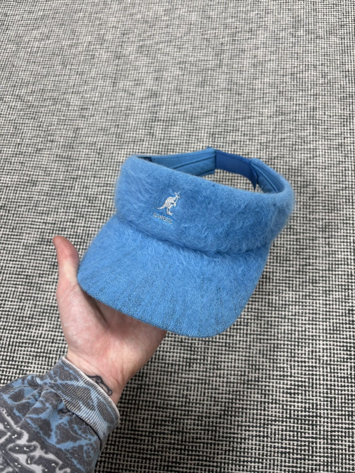 Kangol Kangol furgora visor hat angora fuzzy baby blue eminem y2k Size ONE SIZE - 1 Thumbnail