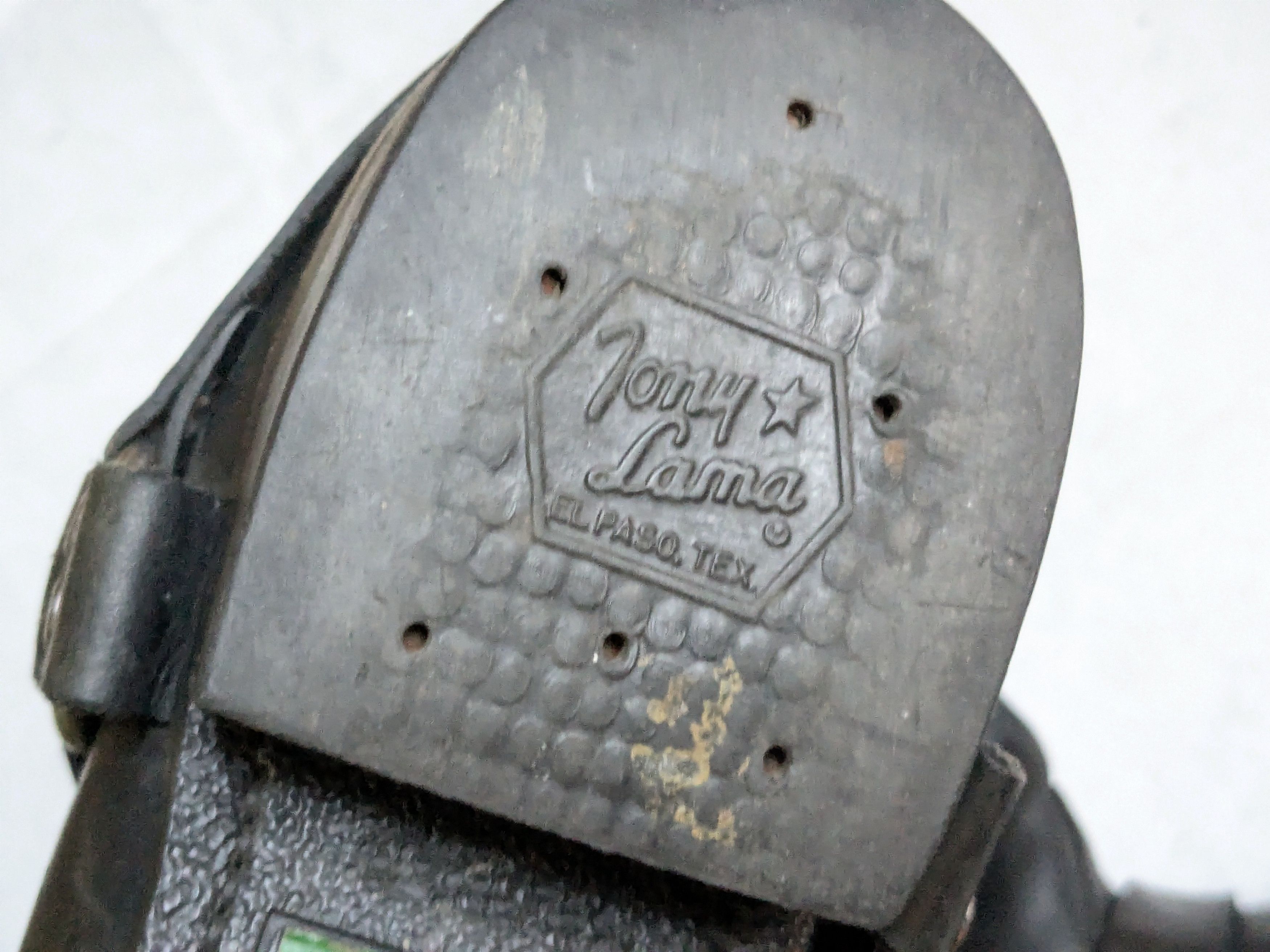 Genuine Leather Tony Lama Harness Boots Black Leather 11.5 Motorcycle Biker Size US 11.5 / EU 44-45 - 13 Thumbnail