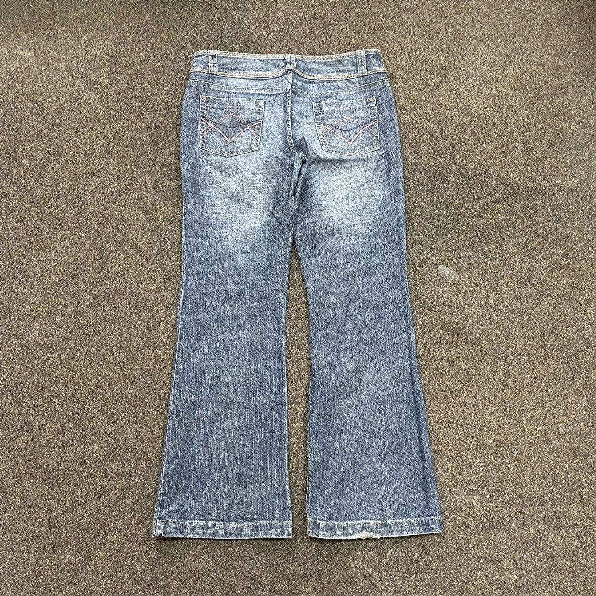 Vintage Vintage 90s Y2K Baggy Flared Jeans Skate Grunge Washed 32 Size 32" / US 10 / IT 46 - 2 Thumbnail