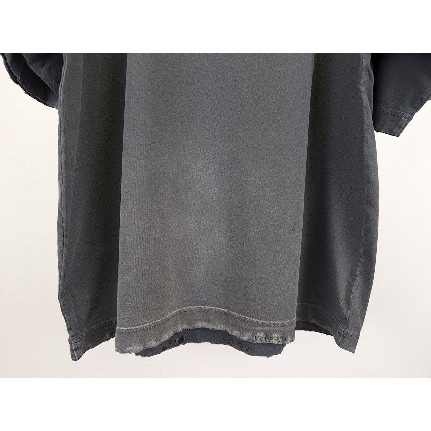 Palm Angels o1rshd1 Atcs Garment Dye Boxy T-Shirt in Black / White Size US XL / EU 56 / 4 - 12 Thumbnail