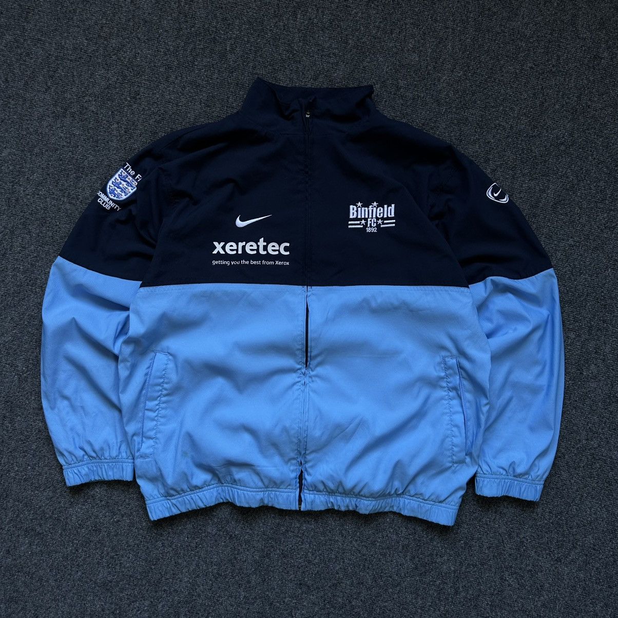 Issey Miyake VTG Nike Windbreaker Benfield Fc Zip Sweater Y2K Size L Engl Size US L / EU 52-54 / 3 - 4 Thumbnail
