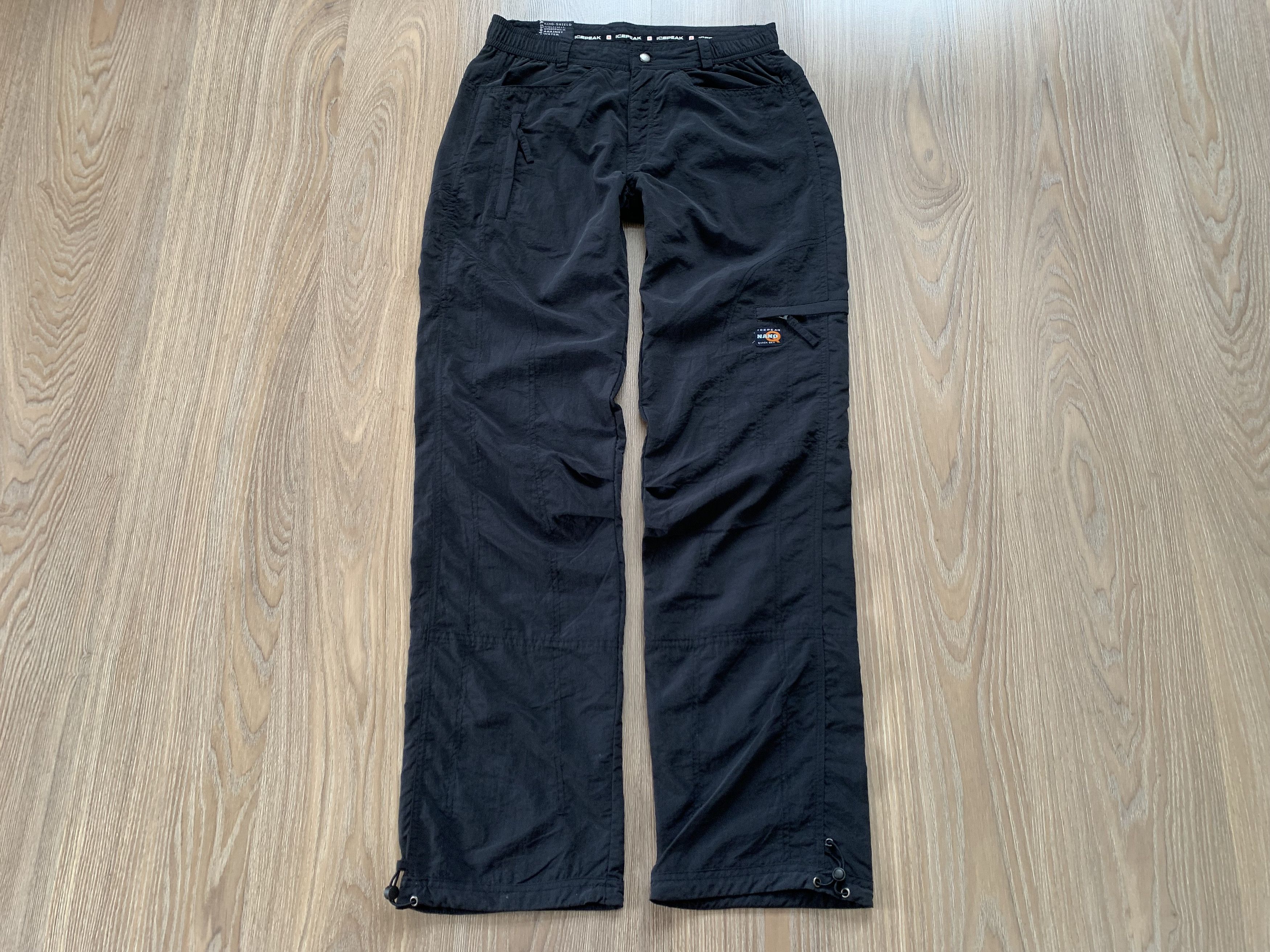 Sports Specialties Icepeak Nano-Q Technical Black Ski Pants Size 25" / US 0 / IT 36 - 2 Thumbnail