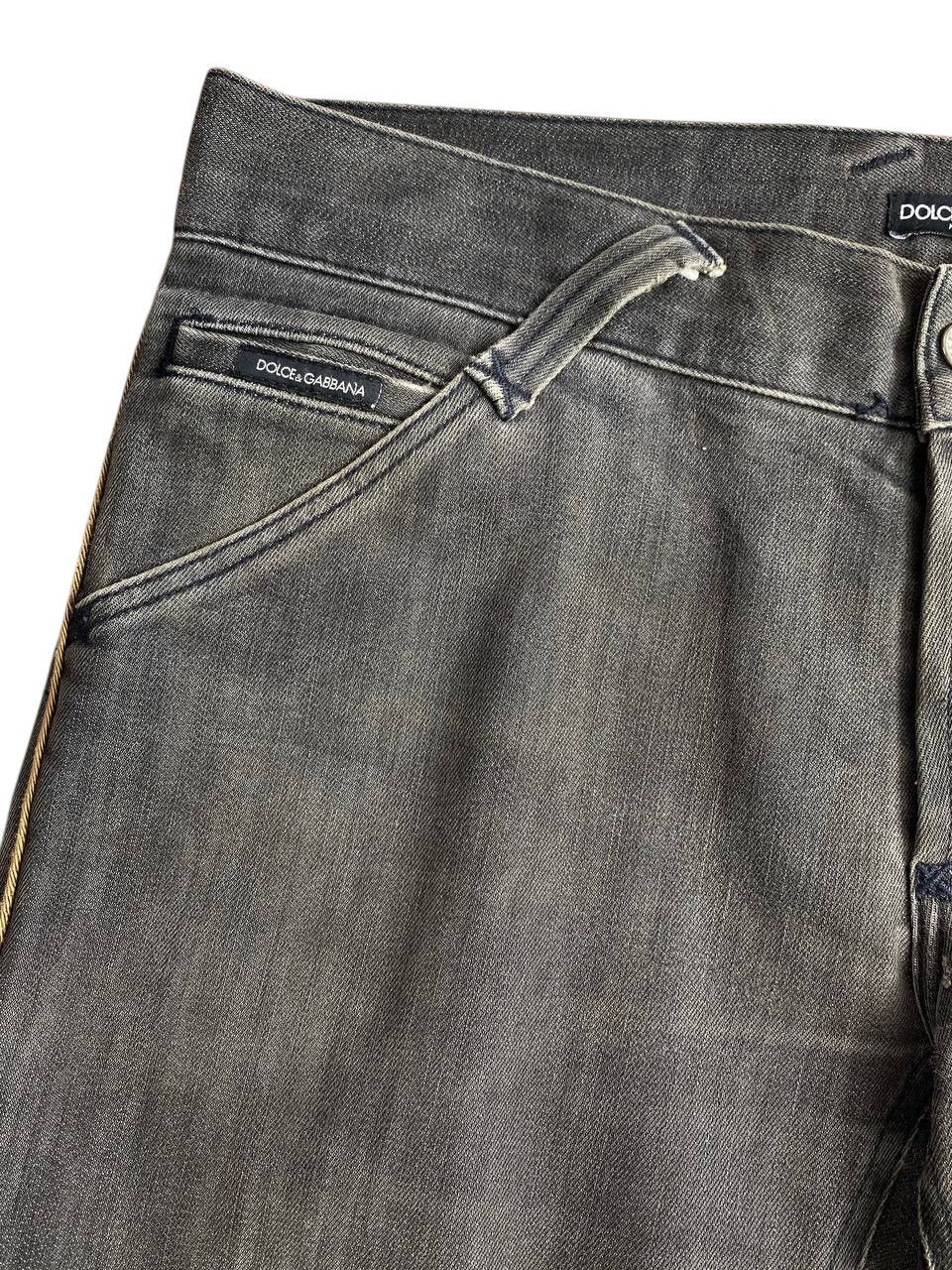 Dolce & Gabbana 2000’s Y2K Dolce Gabbana Dark Wash Regular Cut Denim Size US 35 - 7 Thumbnail