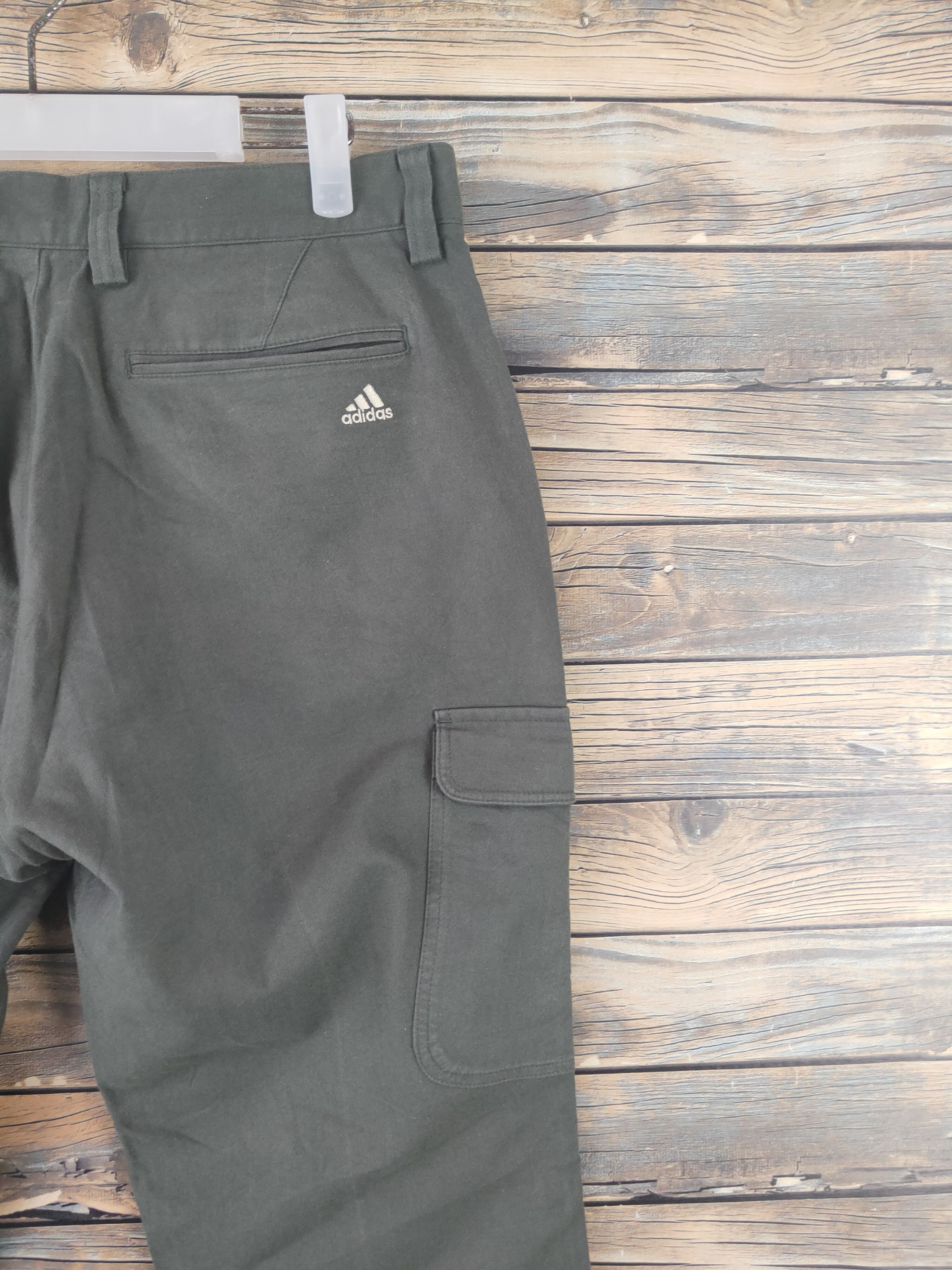Adidas DL Adidas Dark Olive Multipocket Cargo Pants #2039 Size US 34 / EU 50 - 11 Thumbnail